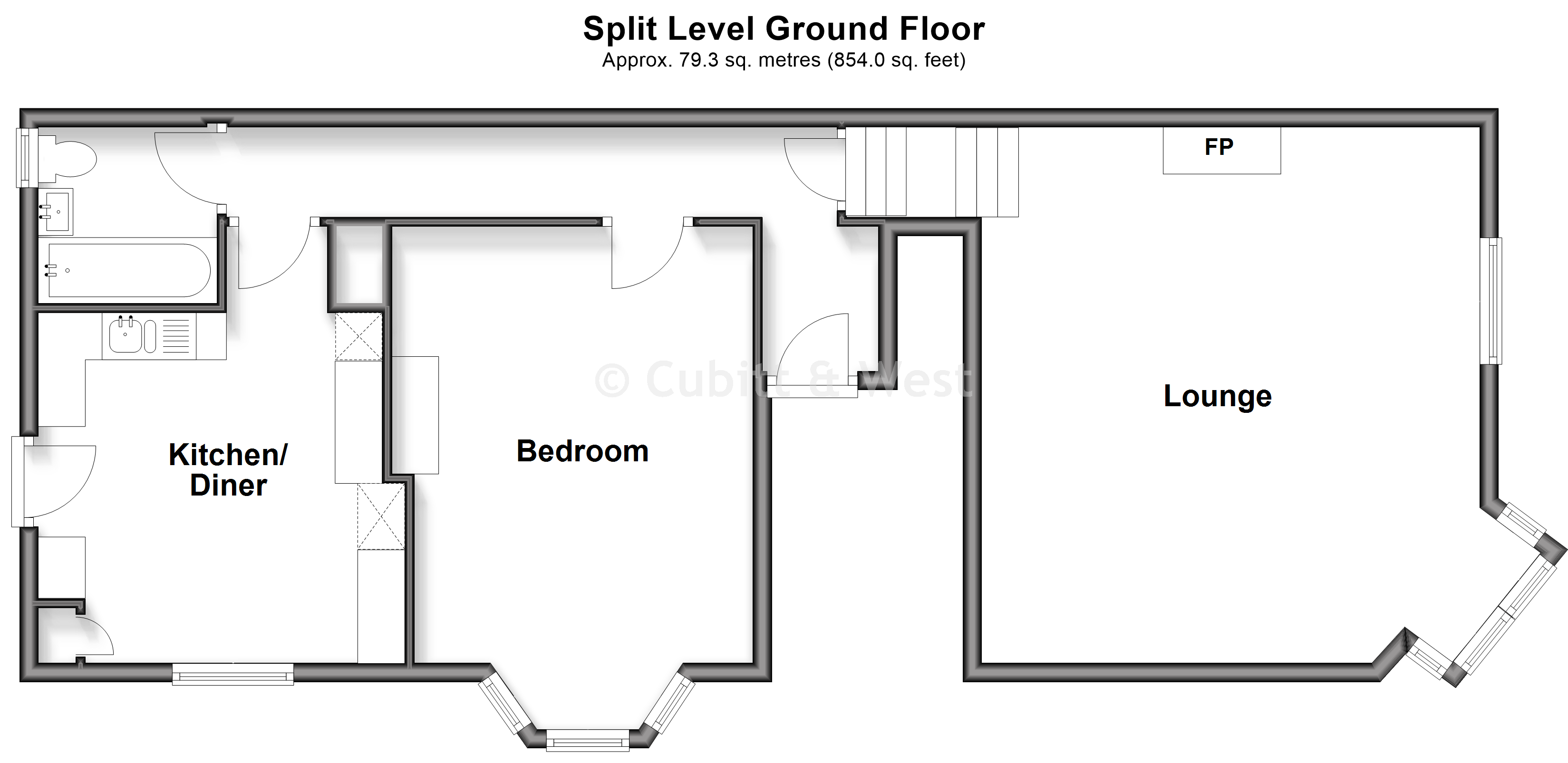 10, Esplanade, Seaford floorplan