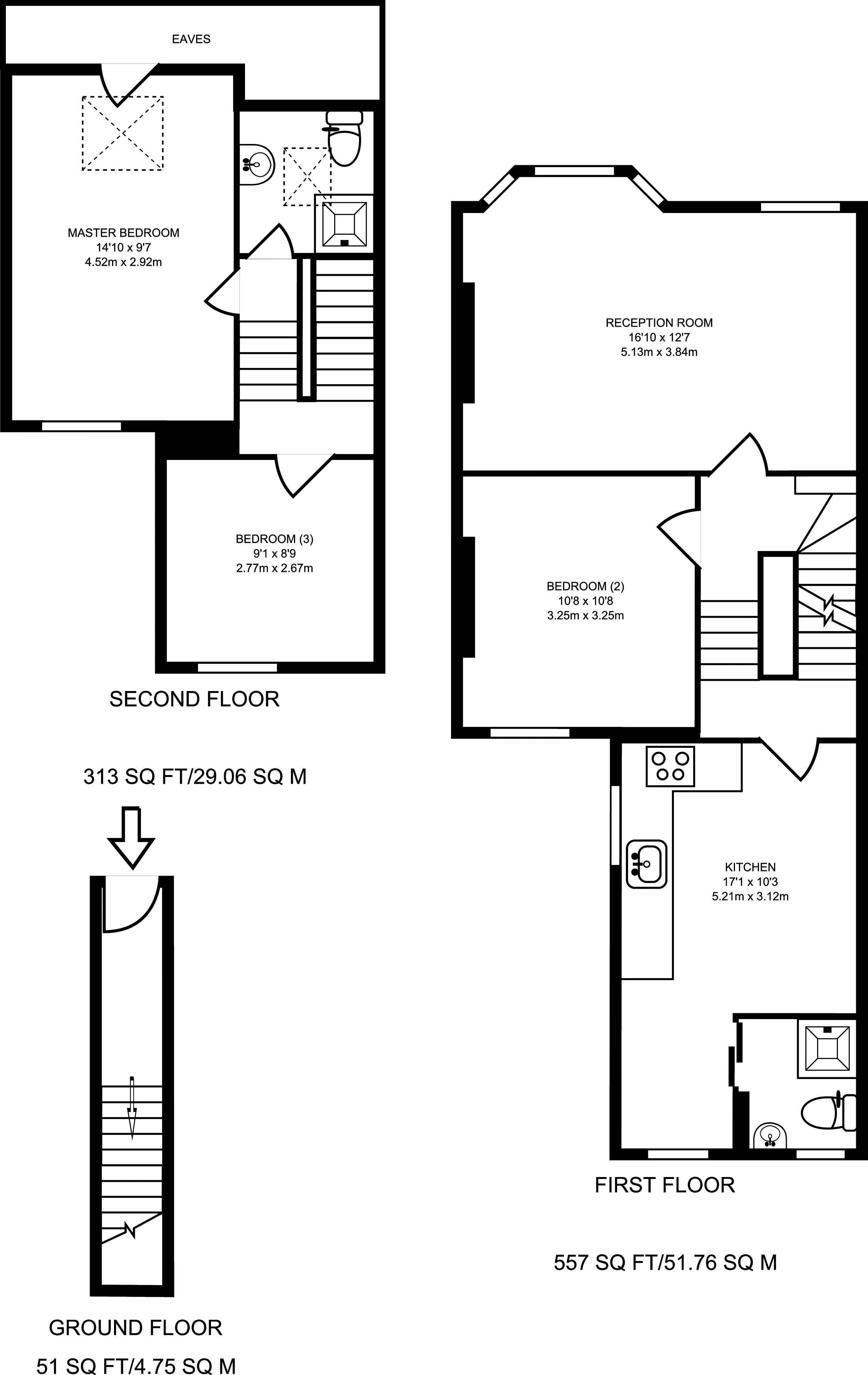 3 Bedrooms Flat to rent in Furness Road, Sands End SW6
