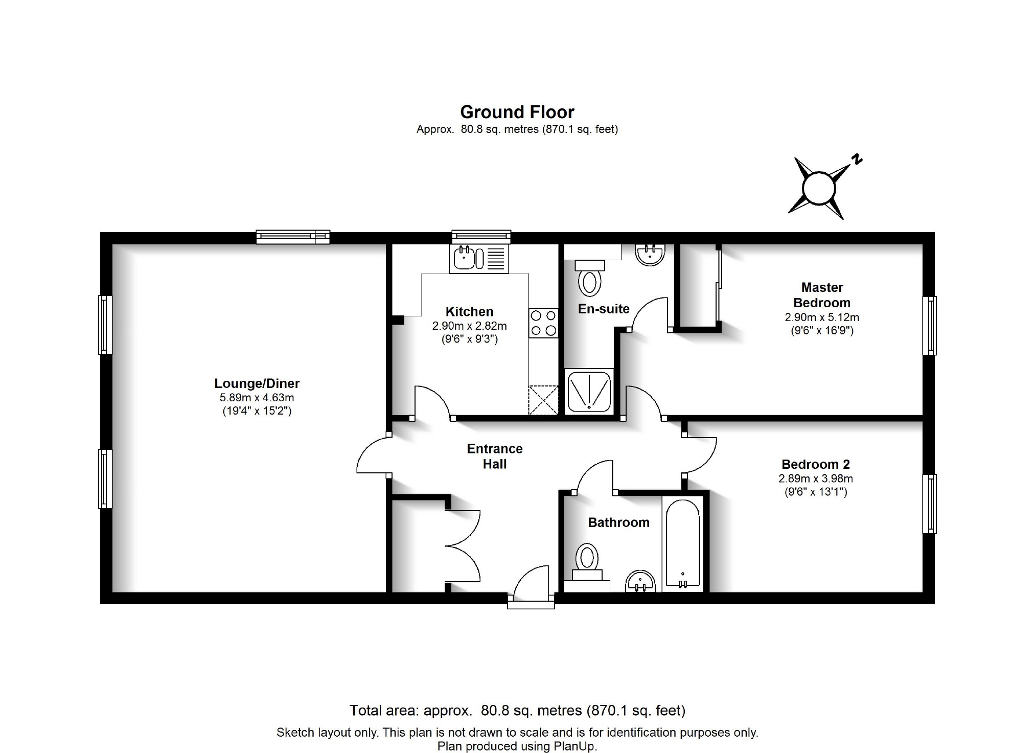 2 Bedrooms Flat to rent in London Road, St Albans, Hertfordshire AL1