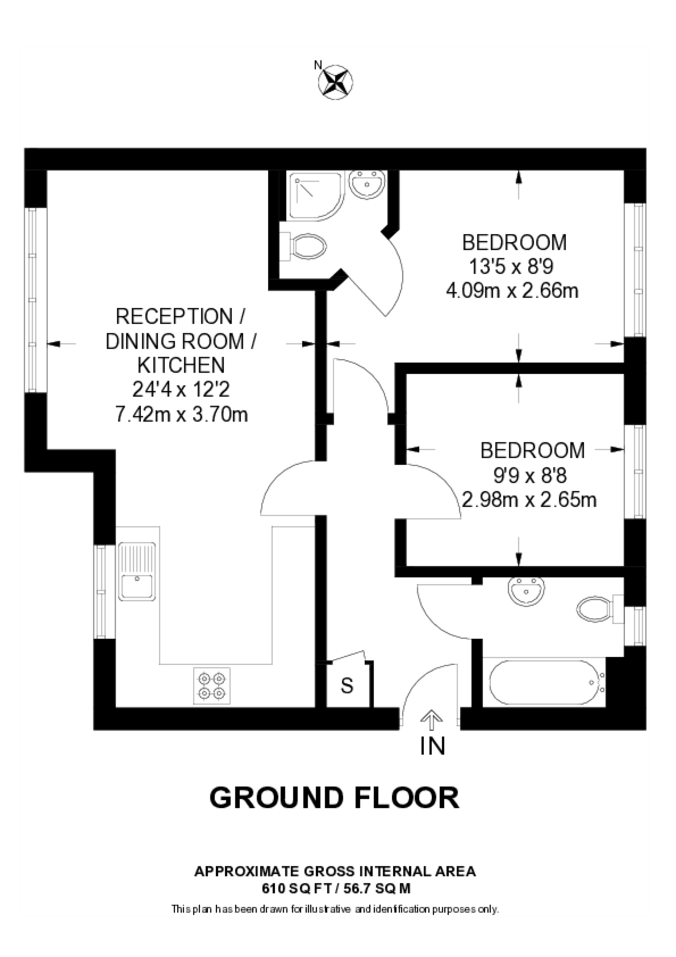 Robson Avenue, NW10, Willesden floorplan