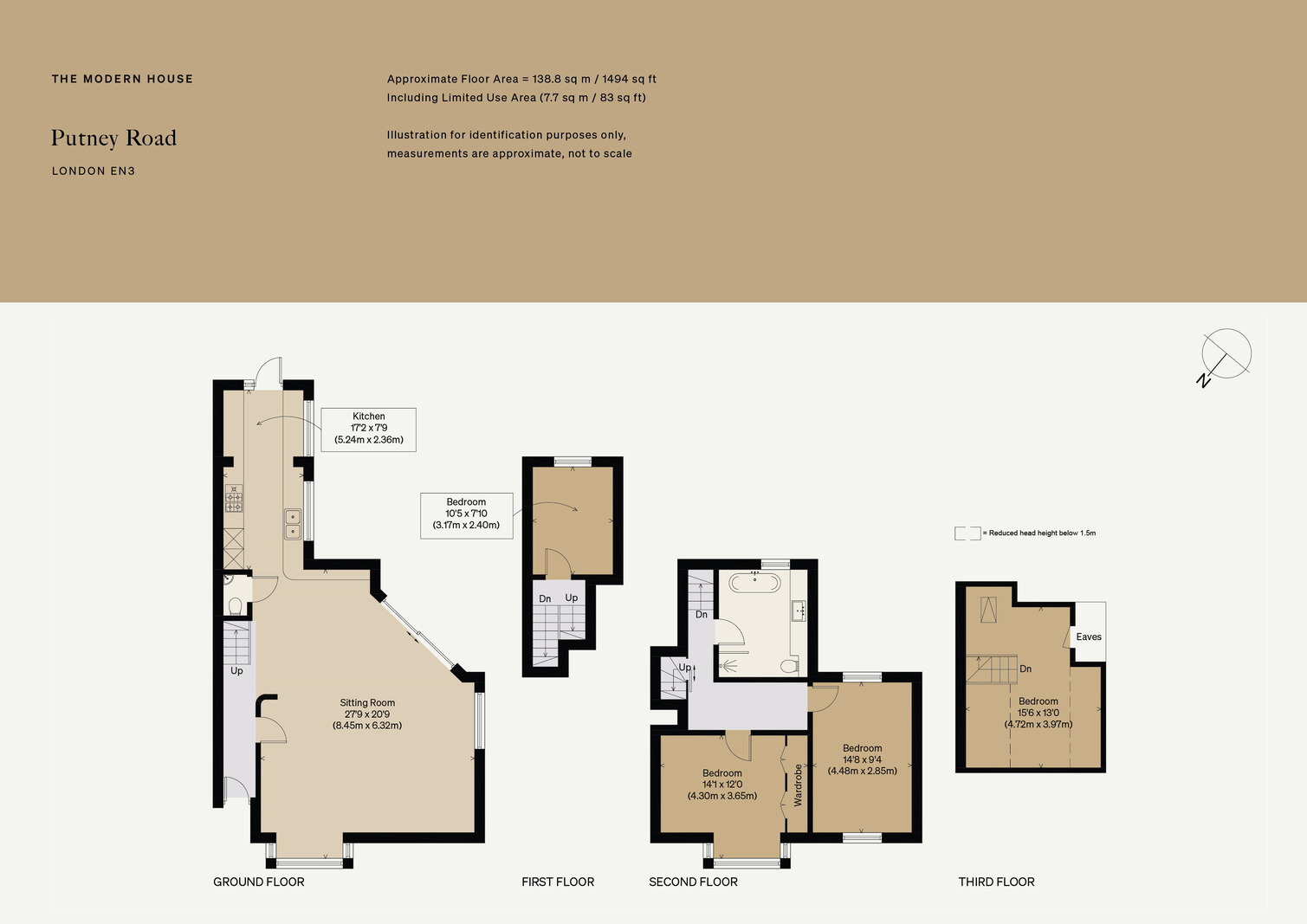 64, Putney Road, Enfield floorplan