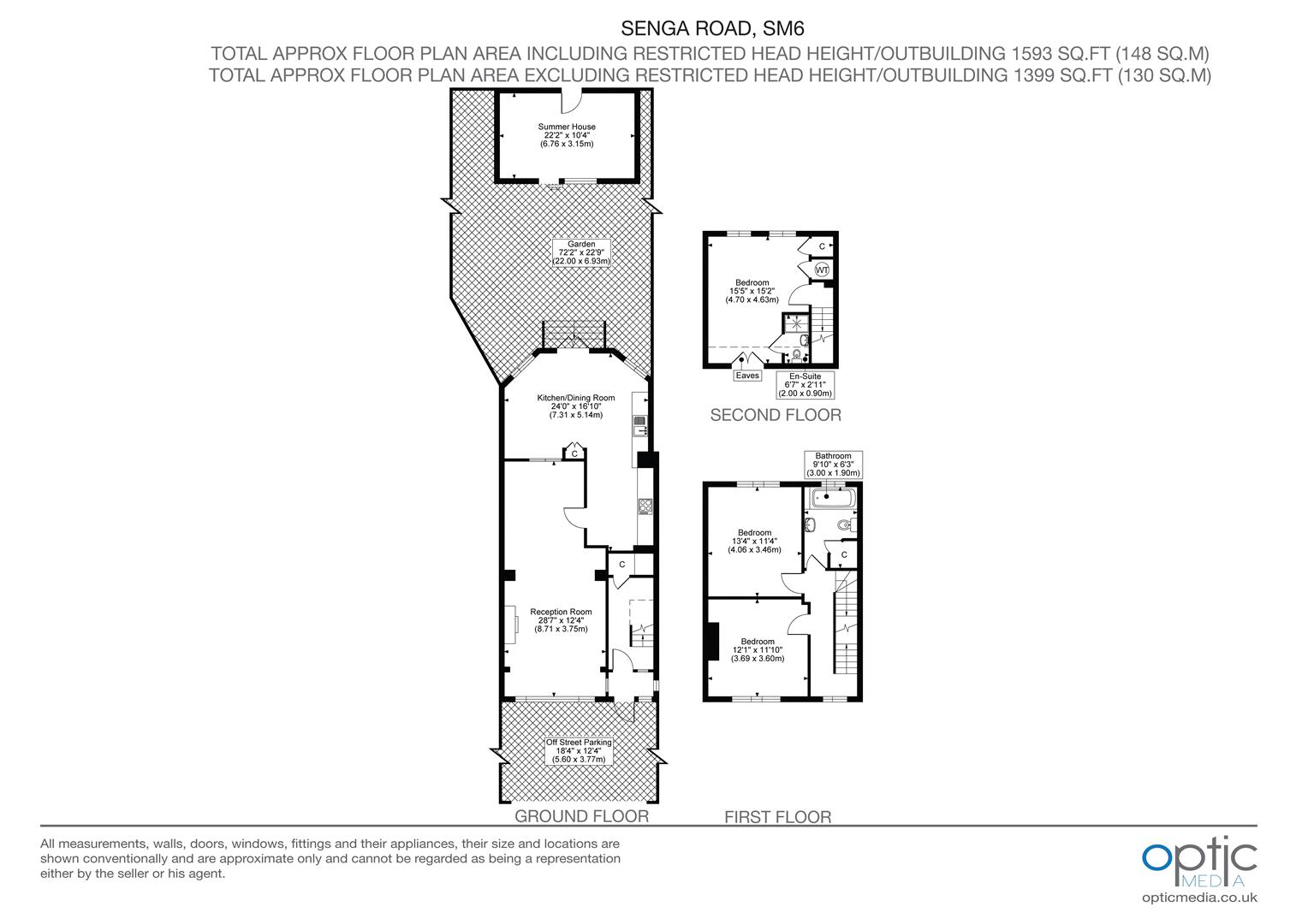 44, Senga Road, Wallington floorplan