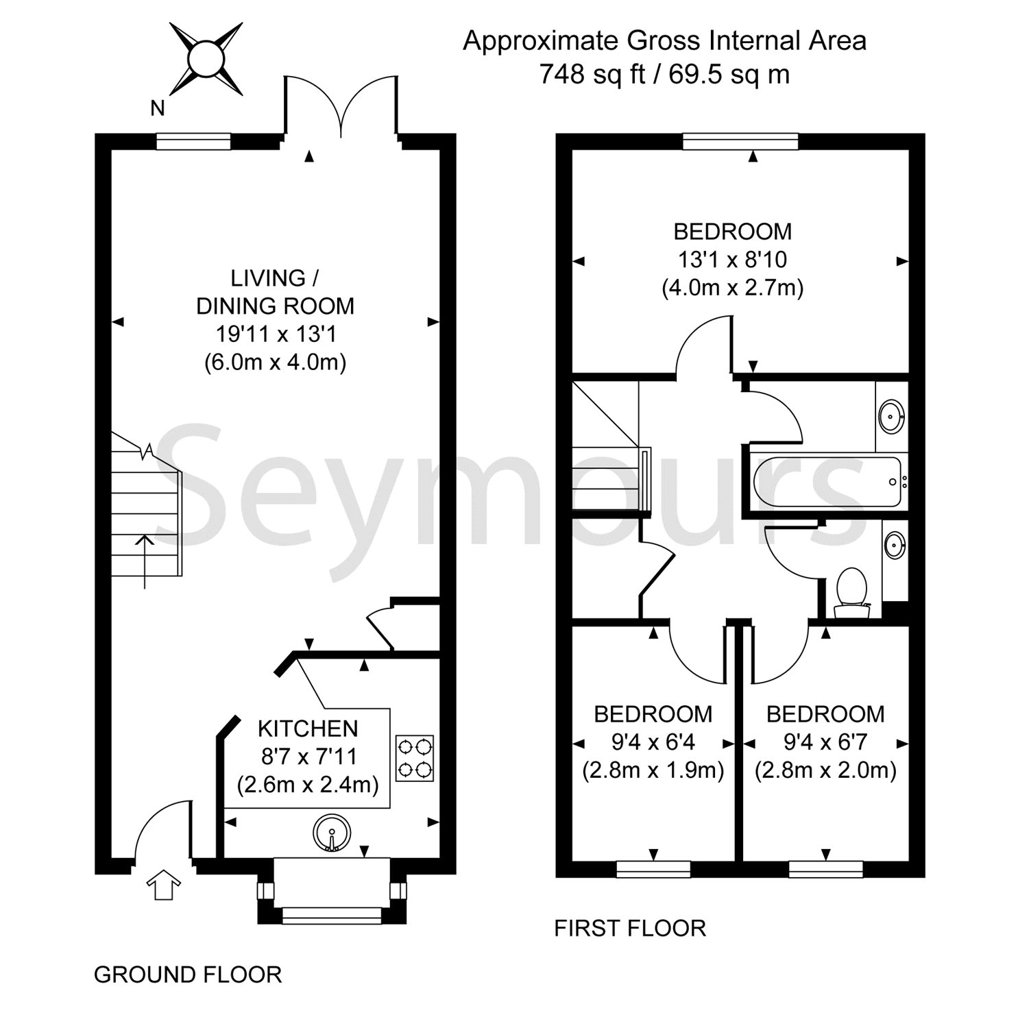 3 Bedrooms Terraced house for sale in Woking, Surrey GU21