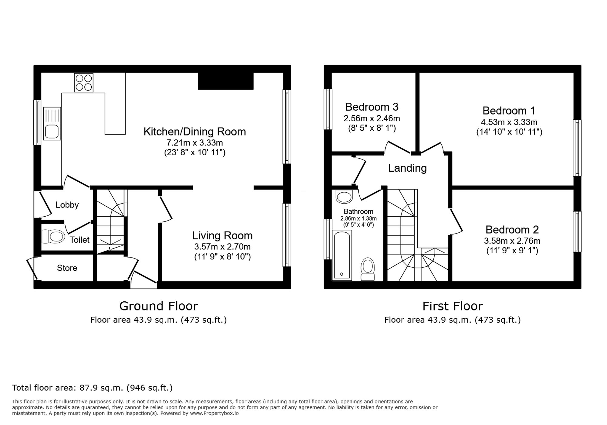 3 Bryn Elwy, St. Asaph floorplan