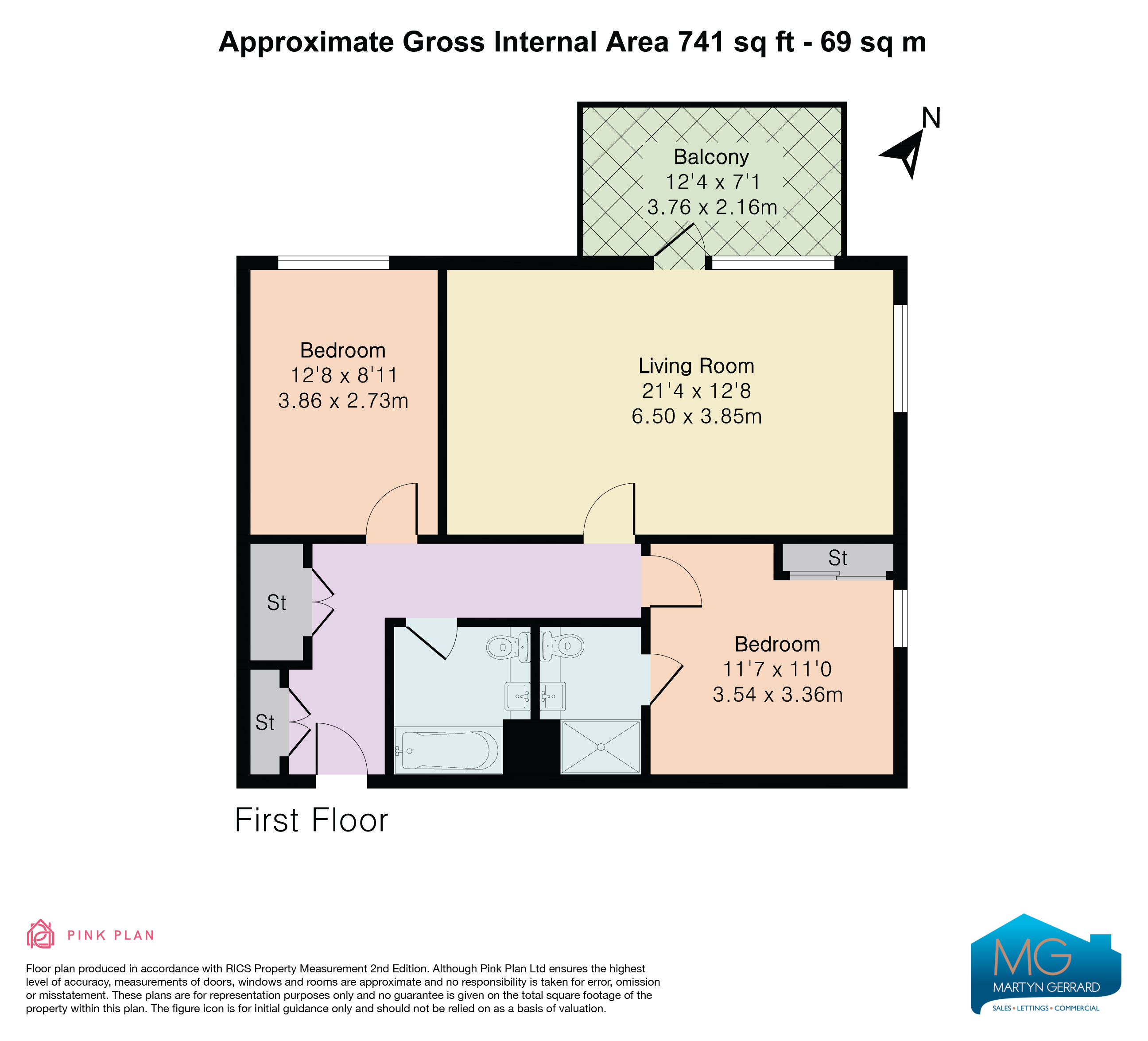 Flat 8, Cornflower Apartments, 90, Bittacy Hill, London floorplan