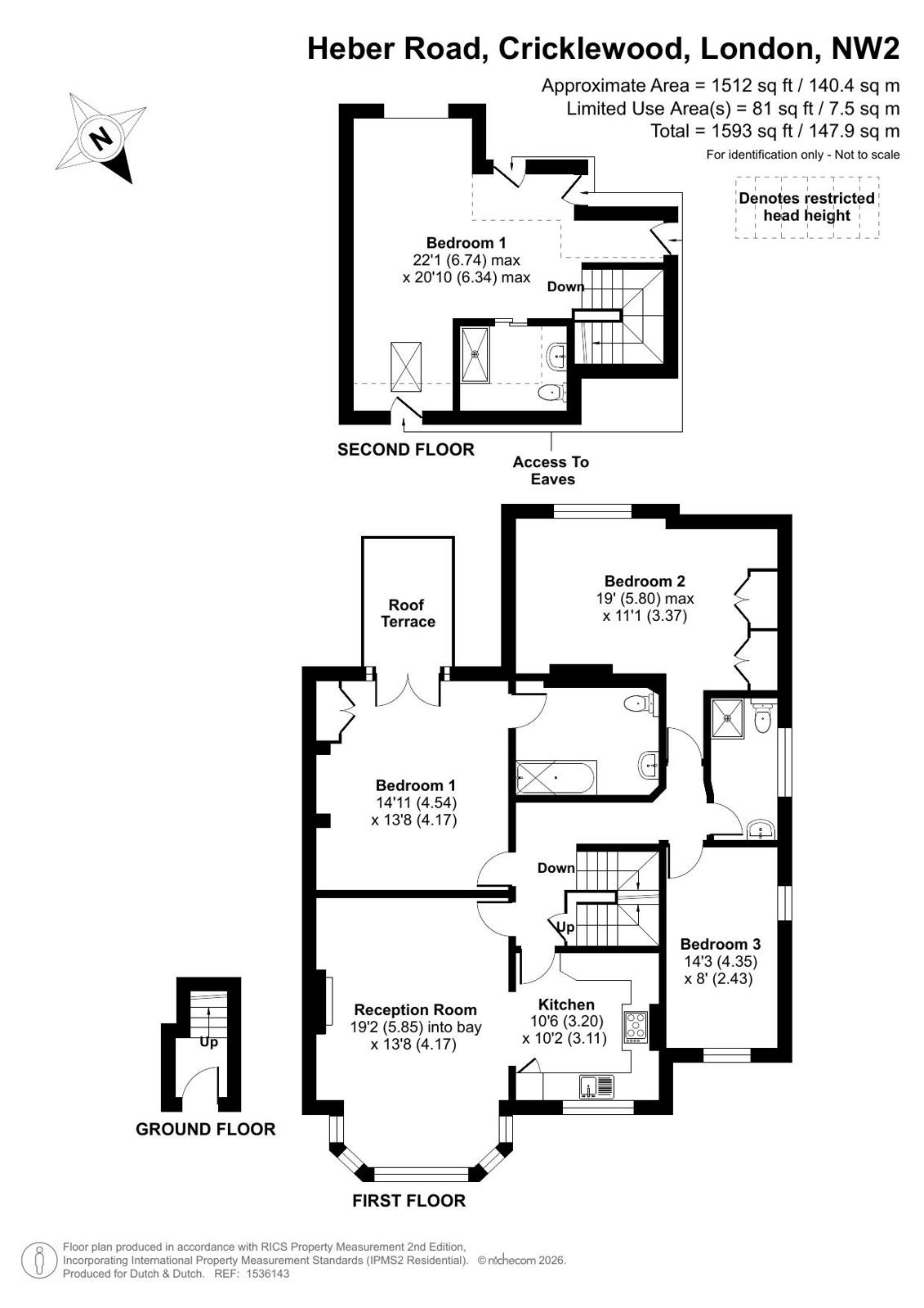 Heber Road, London floorplan