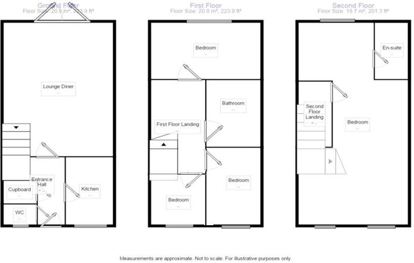 210, Bell Green Road, Coventry floorplan