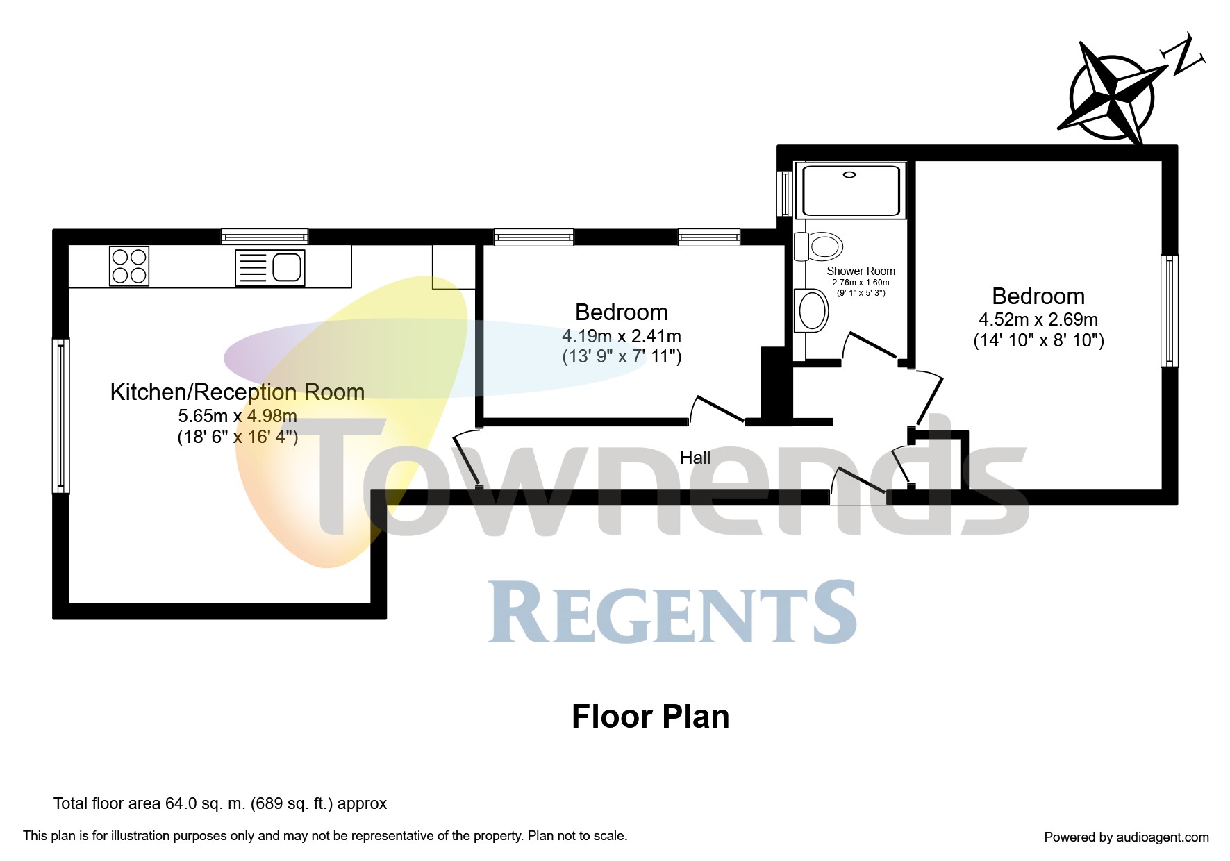 2 Bedrooms  for sale in Osborne Road, Egham, Surrey TW20