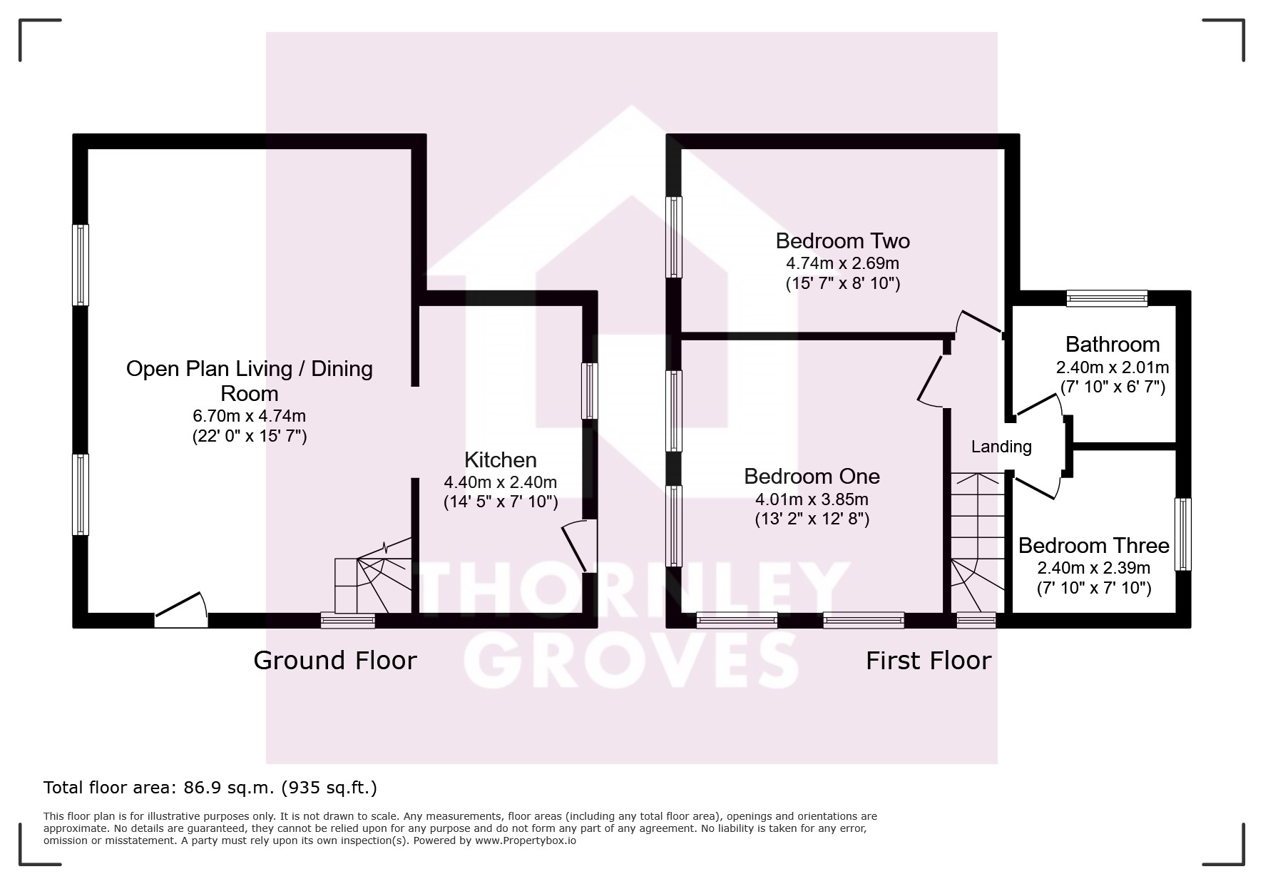 10A, Half Edge Lane, Monton floorplan