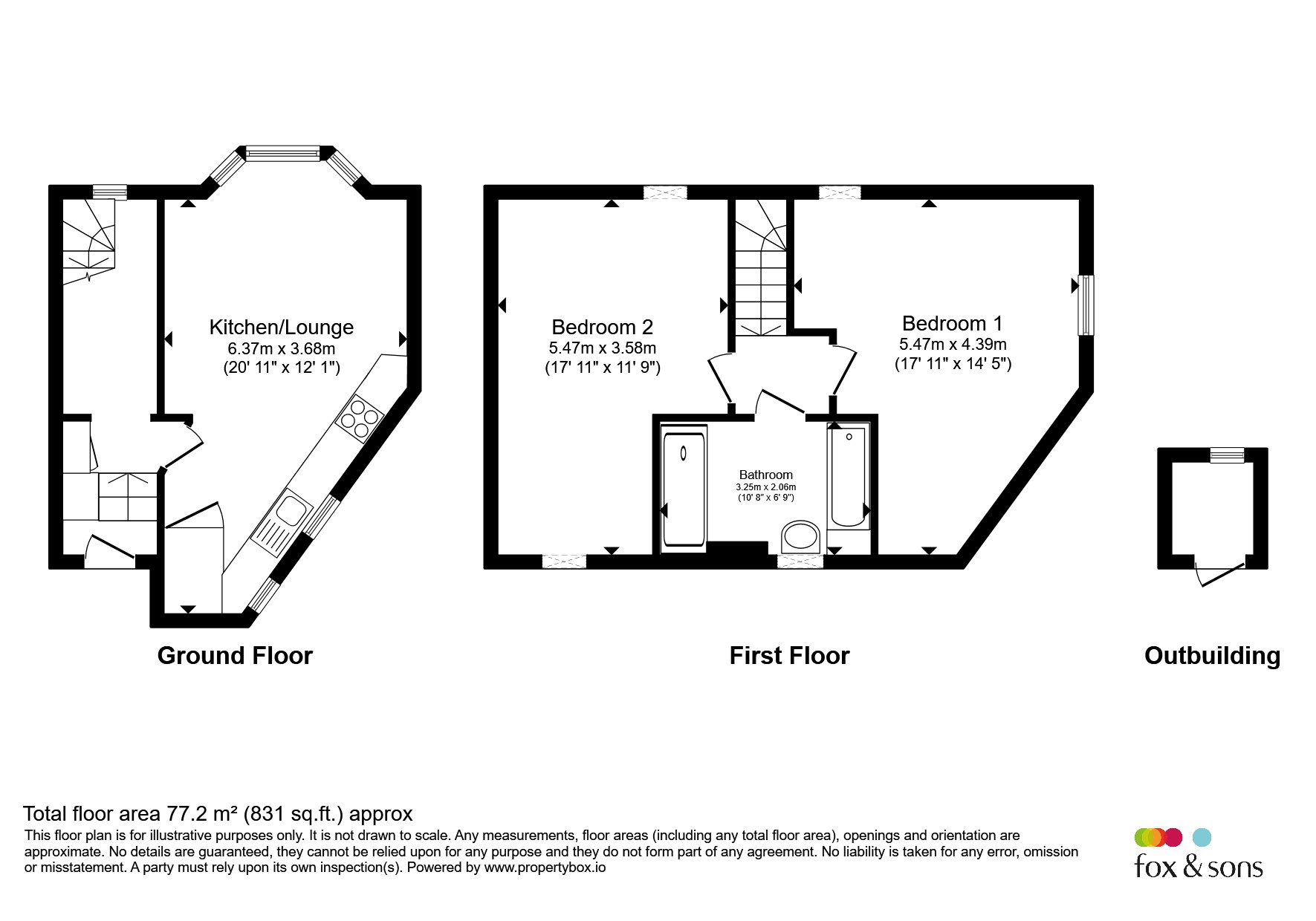 First Floor Maisonette, 93, Stanford Avenue, Brighton floorplan