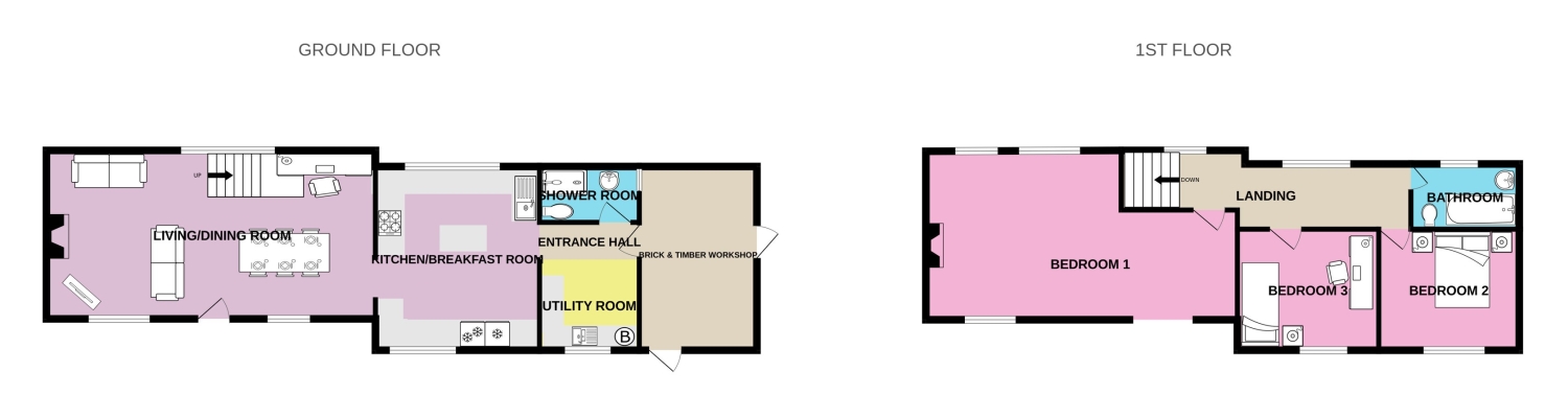 Windy Willows, Curload, Stoke St. Gregory, Taunton floorplan