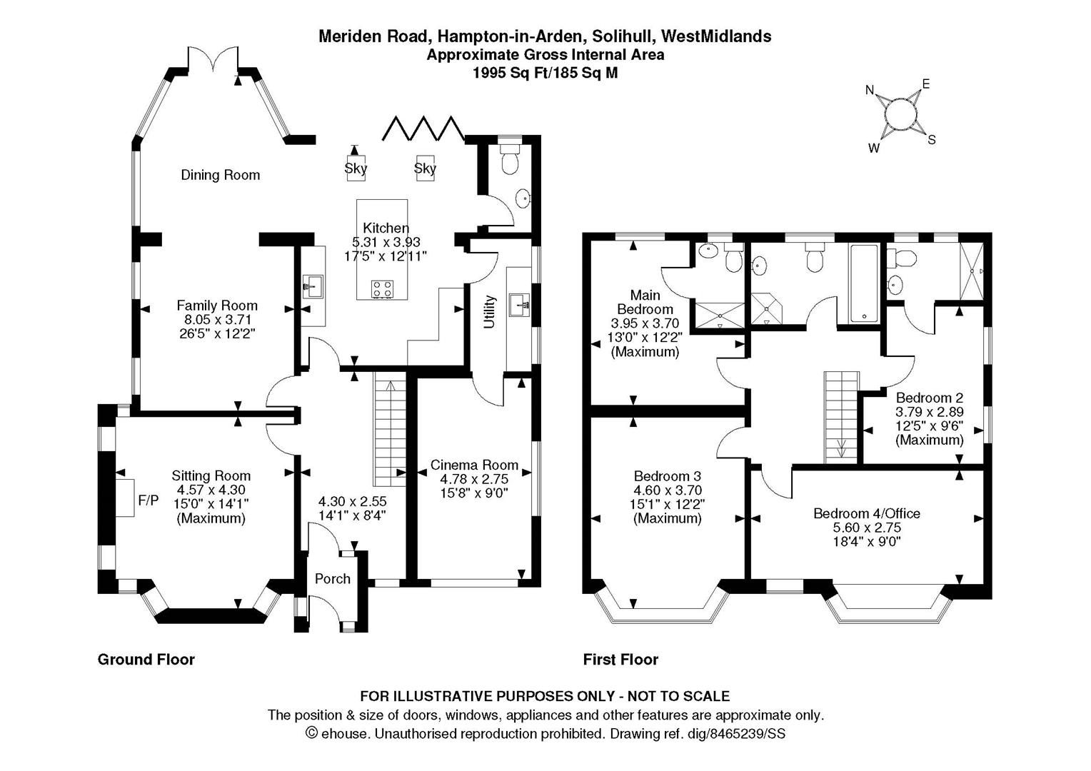 Meriden Road, HamptonInArden, Solihull B92, 4 bedroom detached house