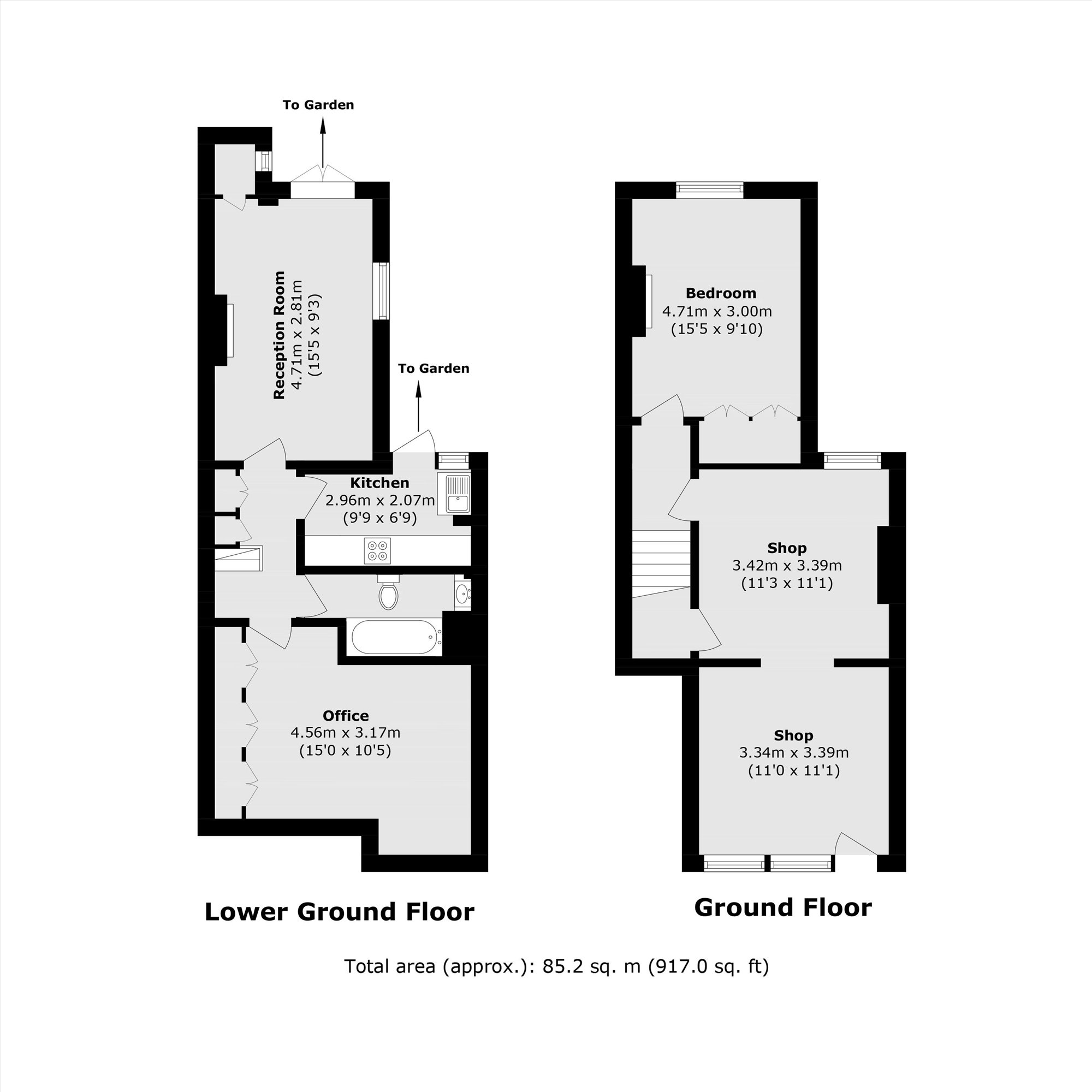 Brackenbury Road, London floorplan