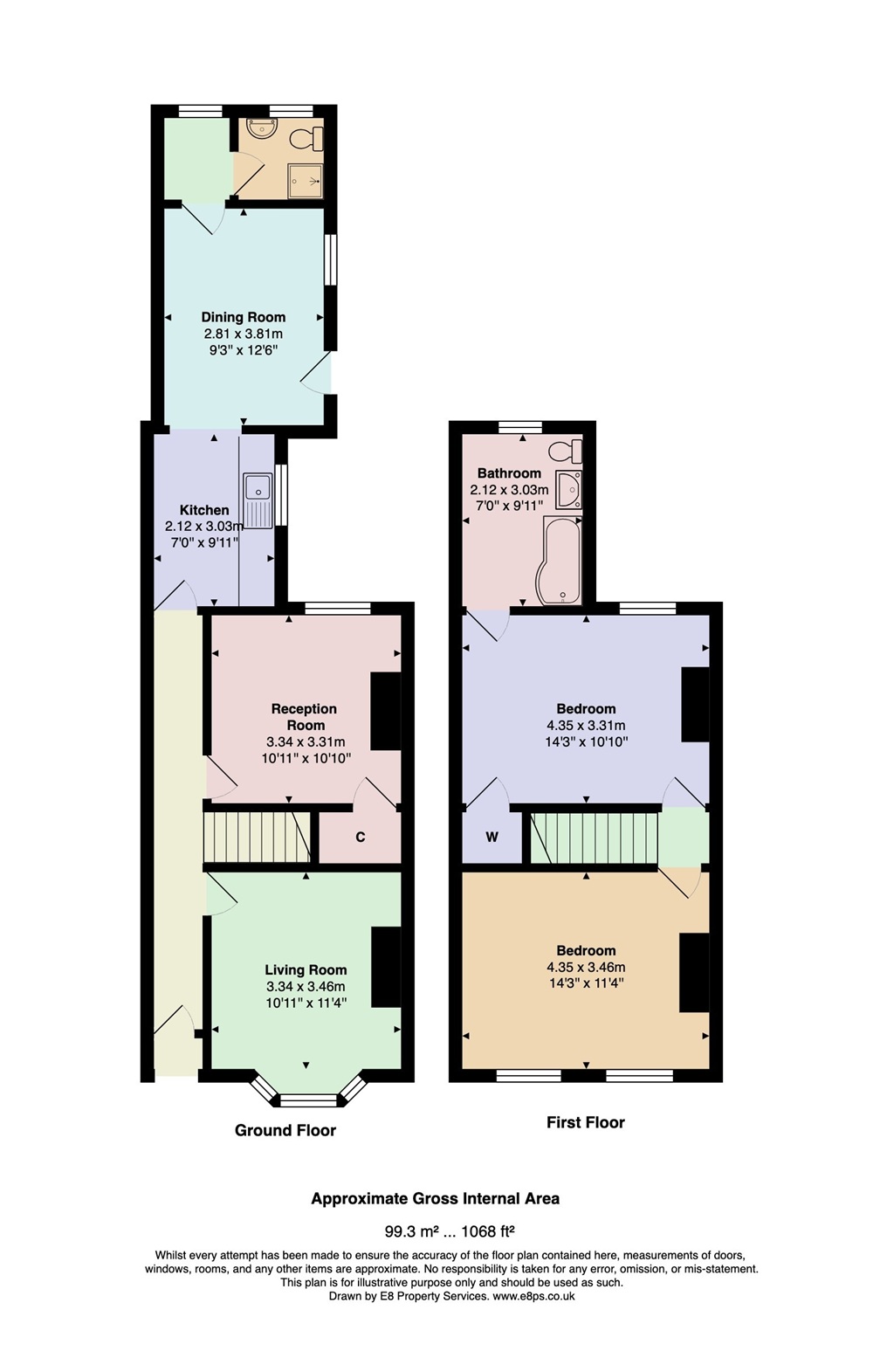 Hurst Street, East Oxford floorplan