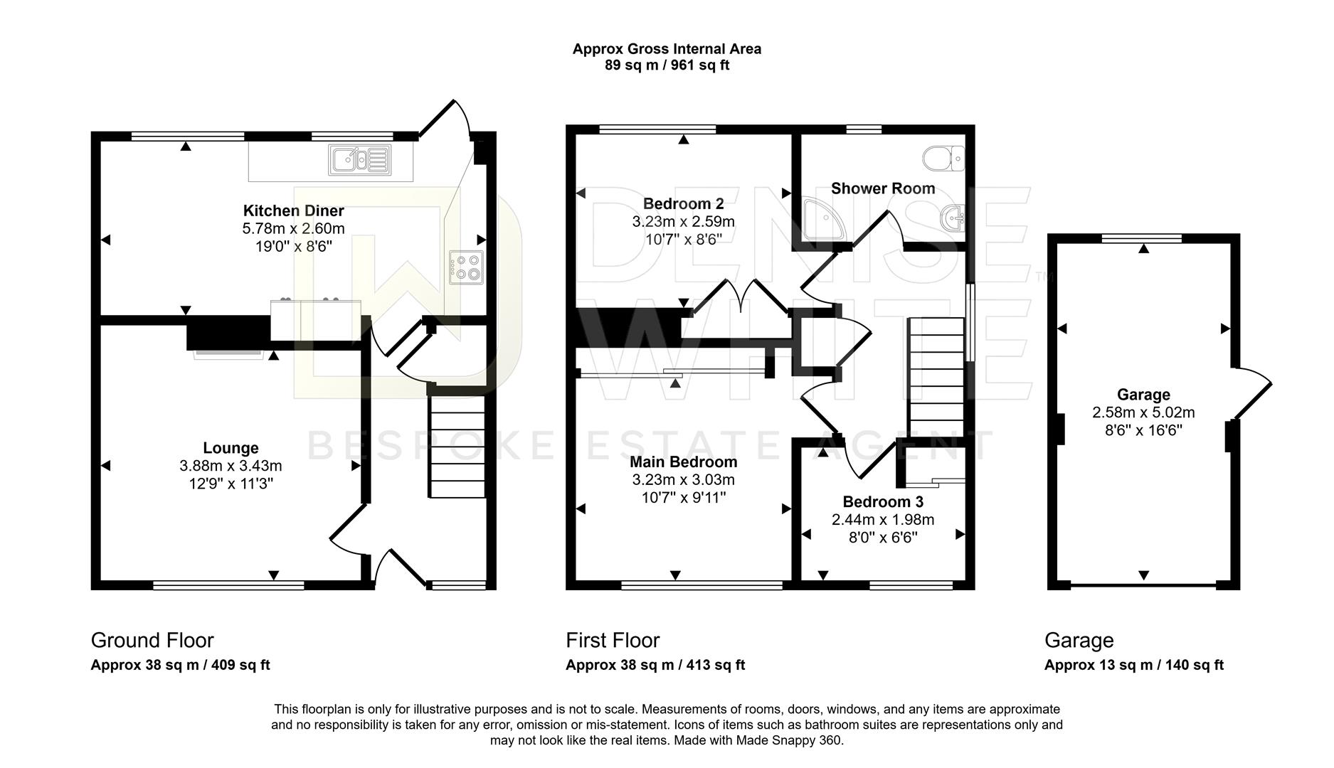 15, Dane Grove, Cheadle floorplan