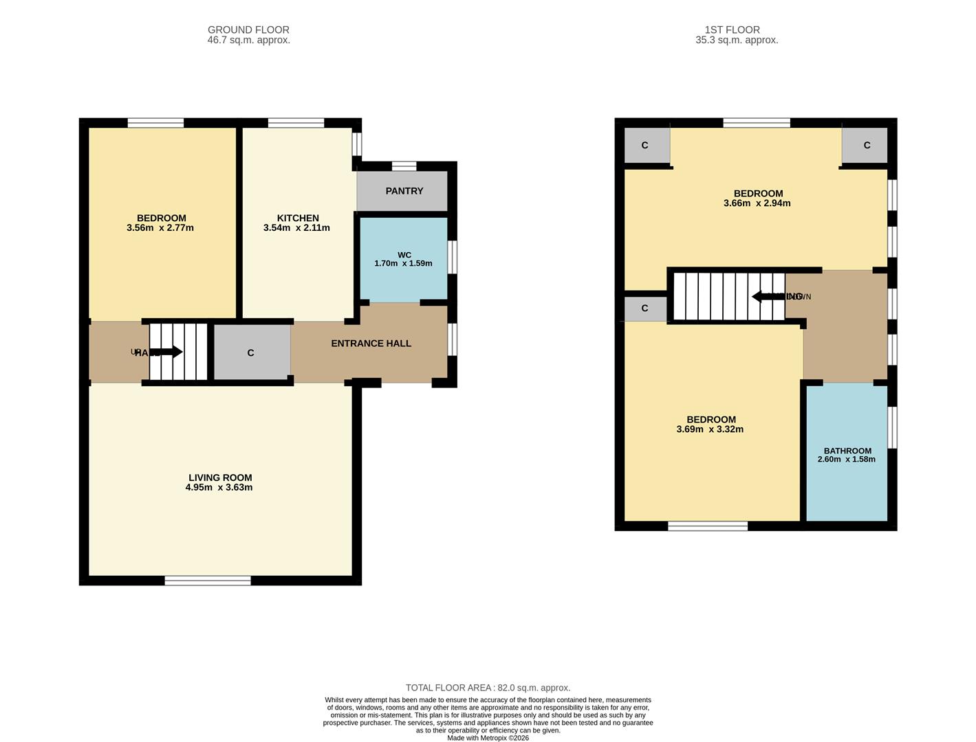 7, Prospect Row, St Andrews floorplan