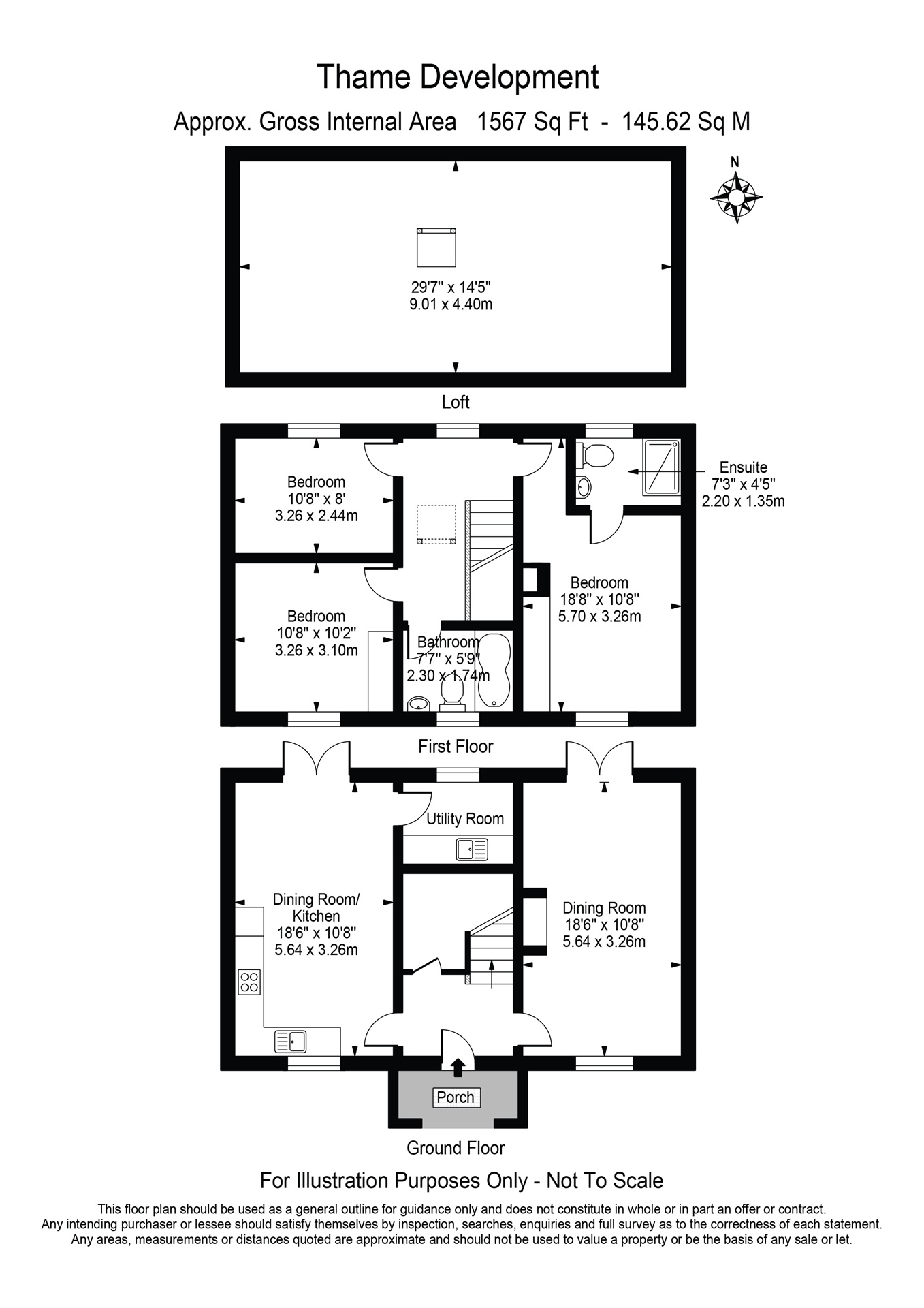 Plot 3, Milton Meadow, Thame floorplan