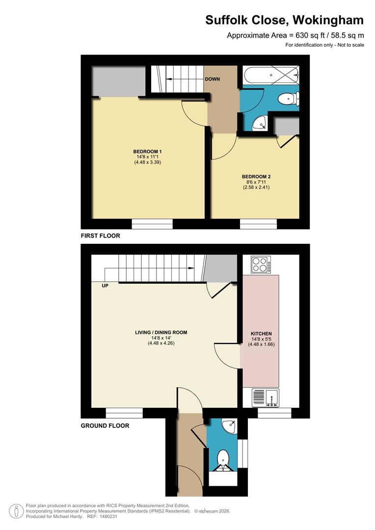 14, Suffolk Close, Wokingham floorplan