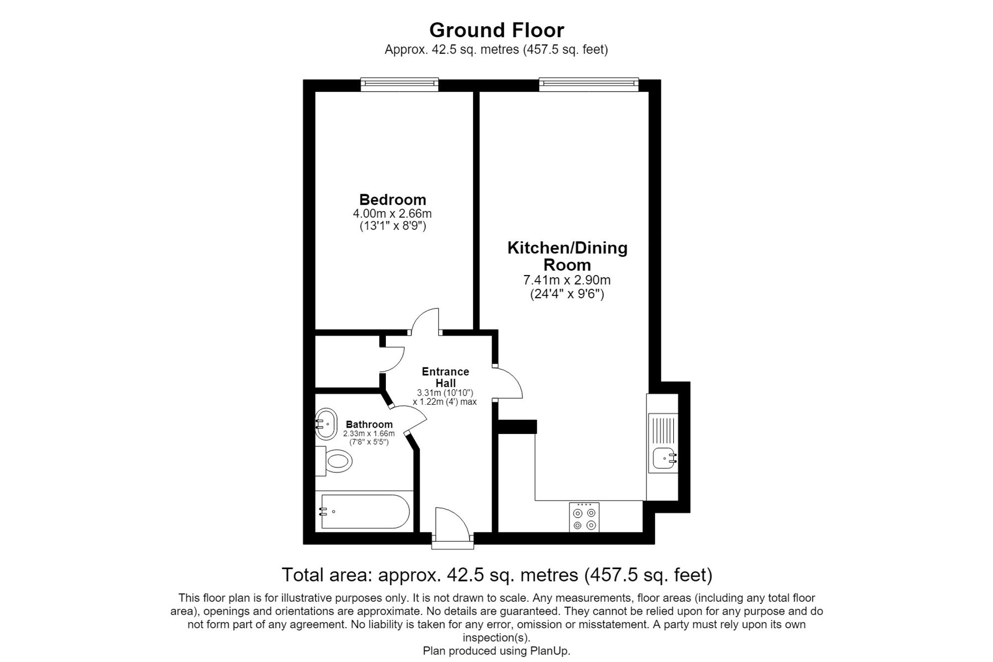 108 Magellan House Armouries Way, Leeds floorplan