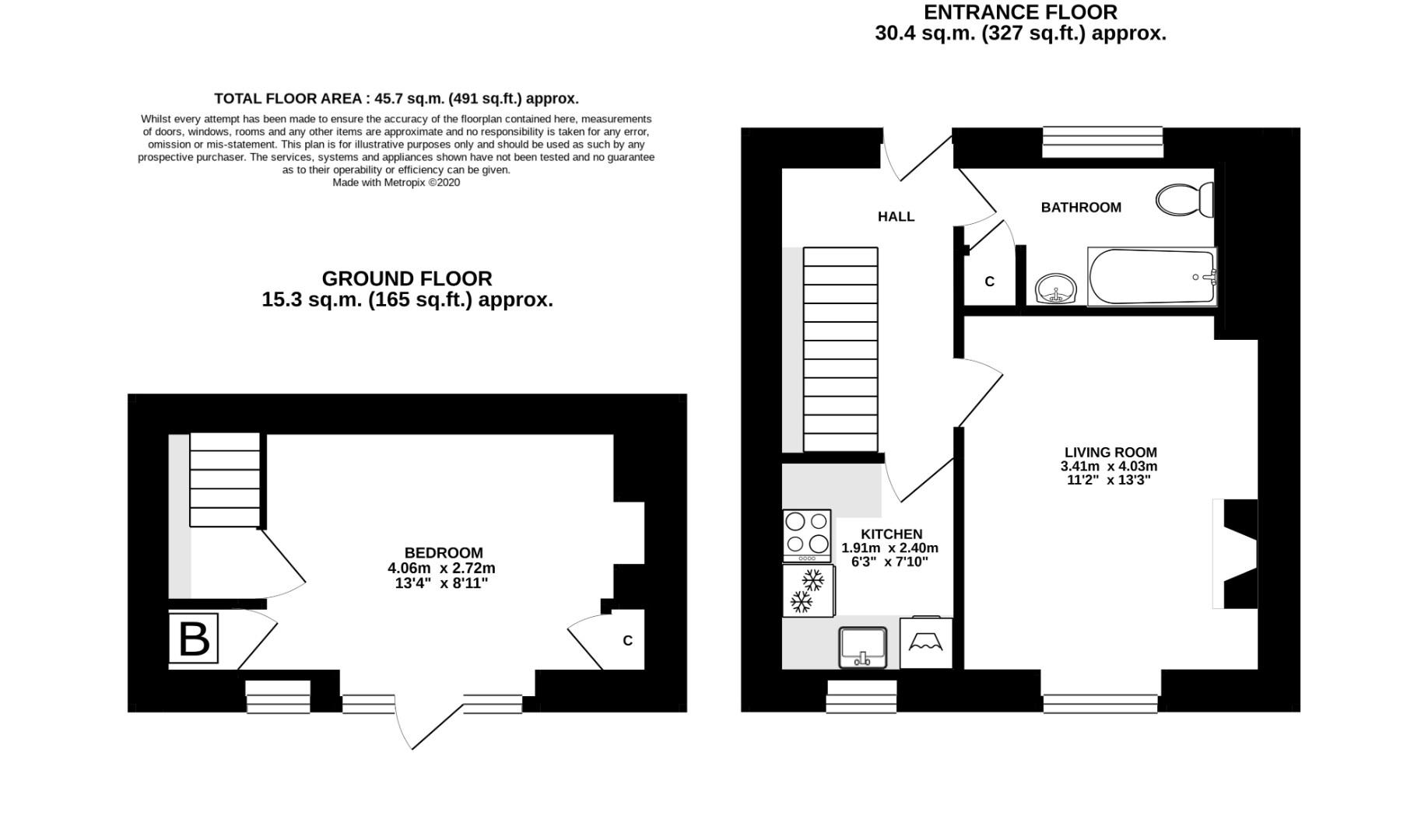 Lower Camden Place, Bath floorplan