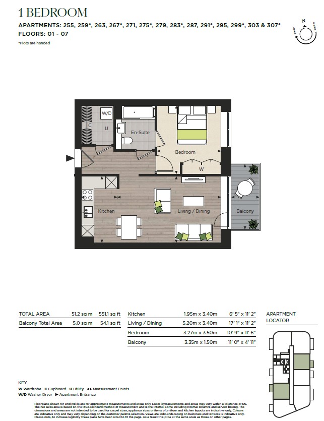 The Green Quarter, Southall floorplan