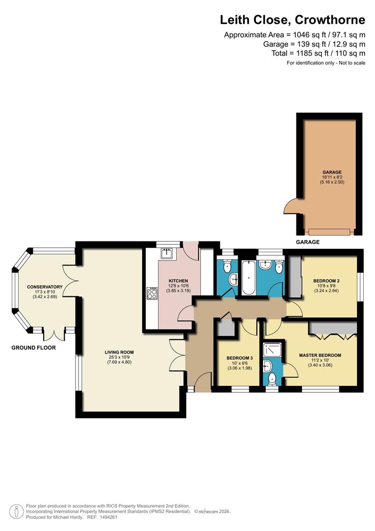 6, Leith Close, Crowthorne floorplan