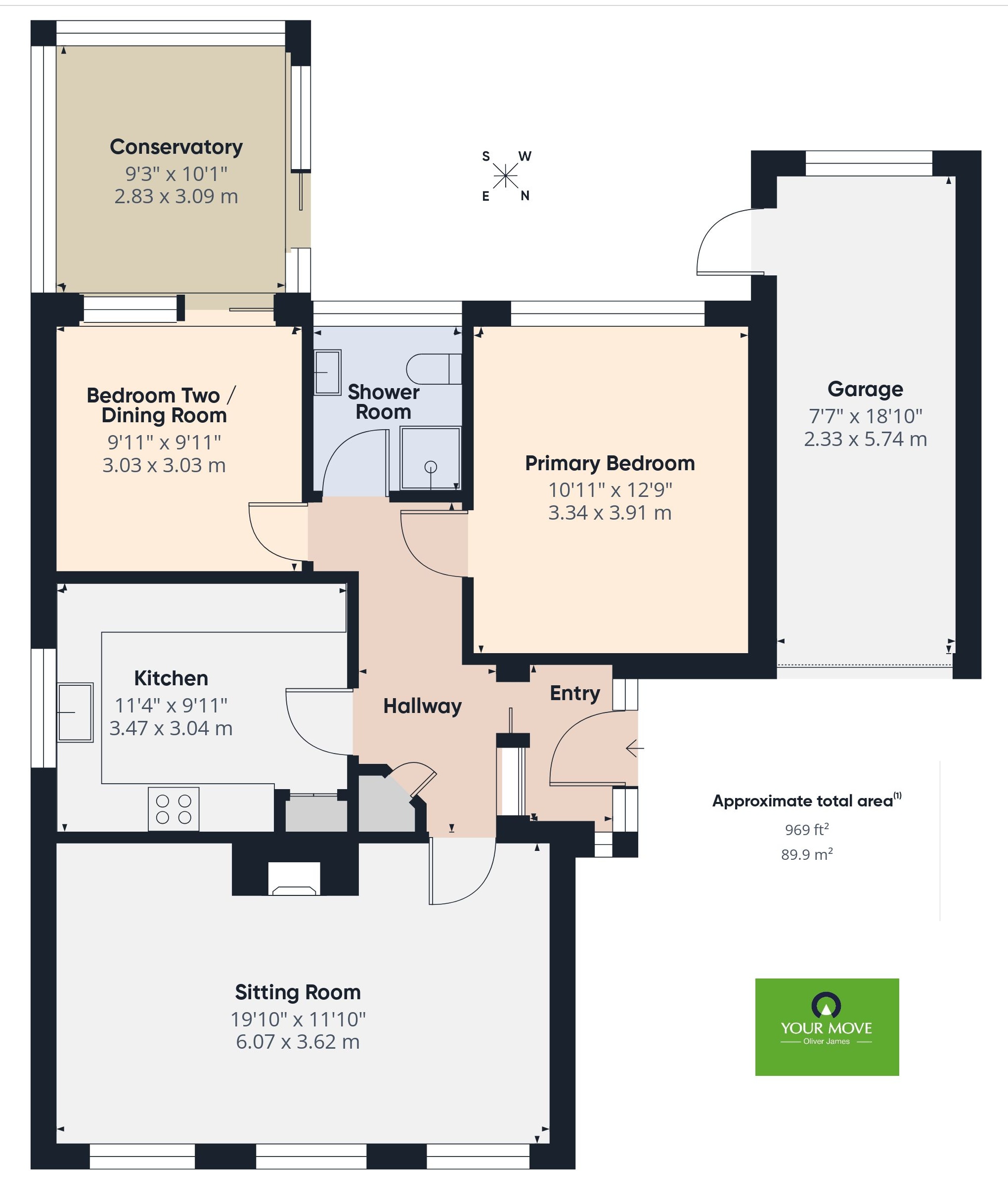 4, Highland Drive, Beccles floorplan