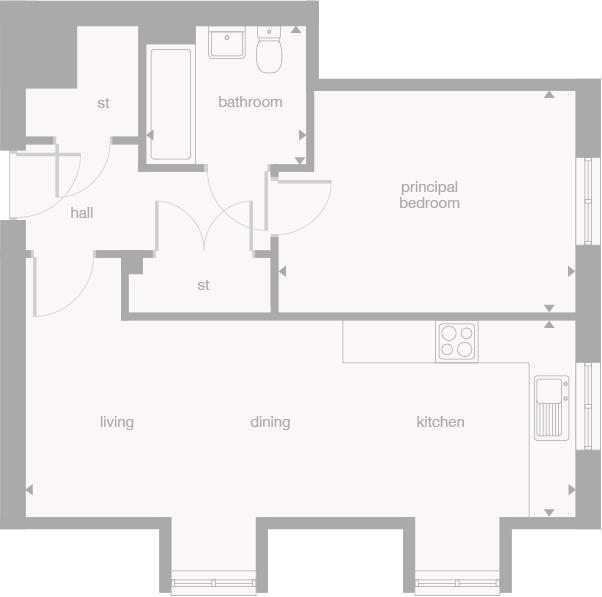 65, Hale Road, Farnham floorplan