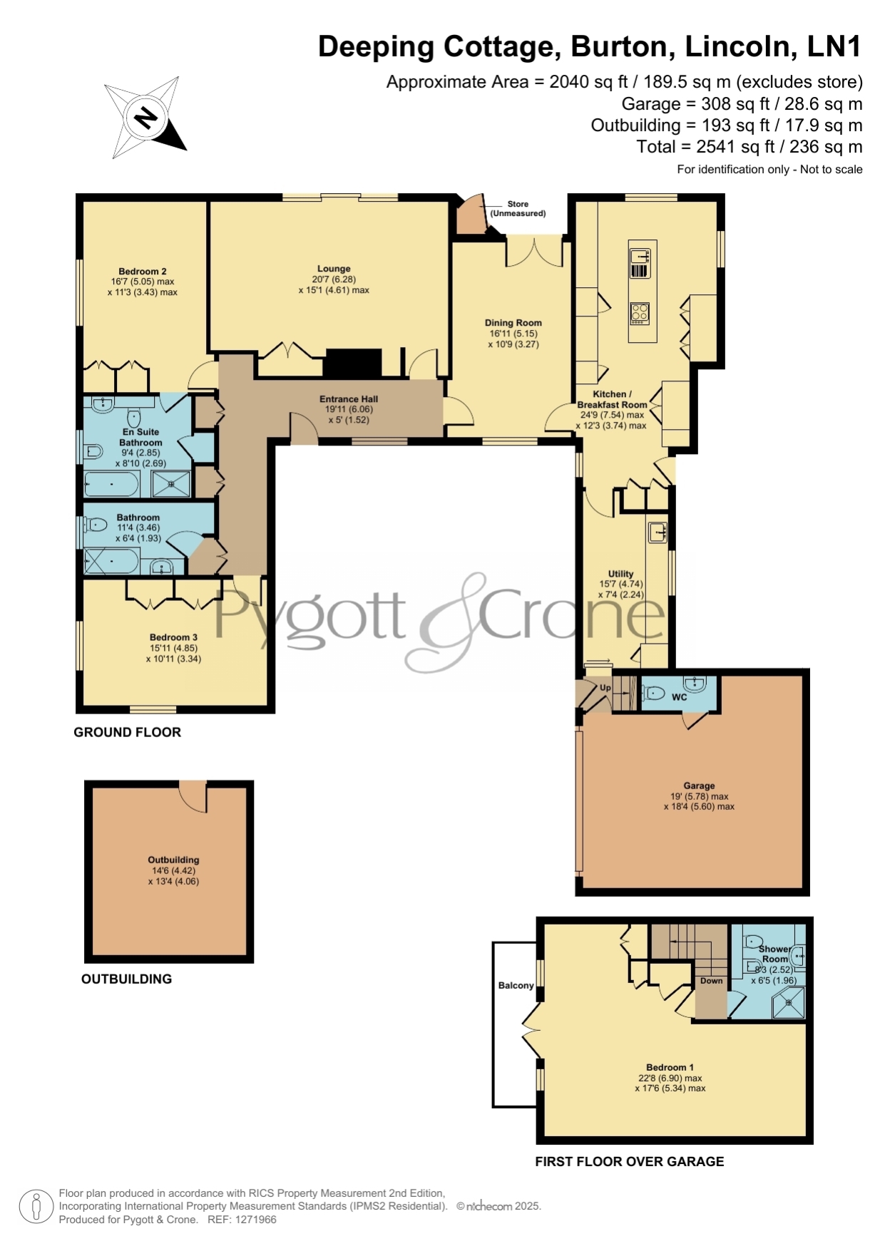 Deeping Cottage, Lincoln floorplan