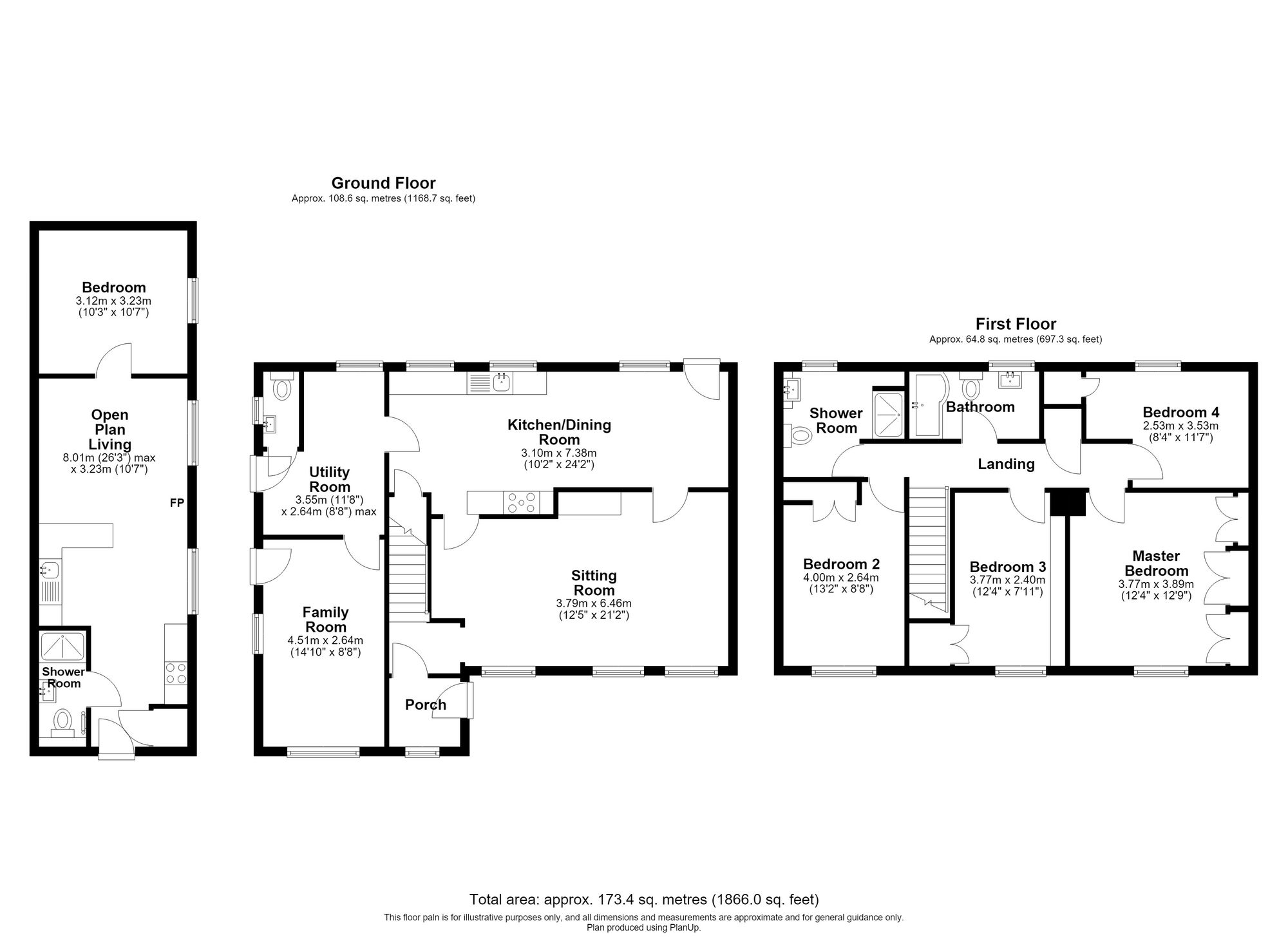1 Manor Farm Cottages, Faringdon floorplan