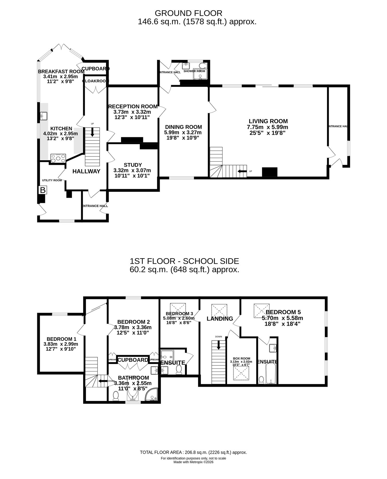 Old School, Builth Wells floorplan