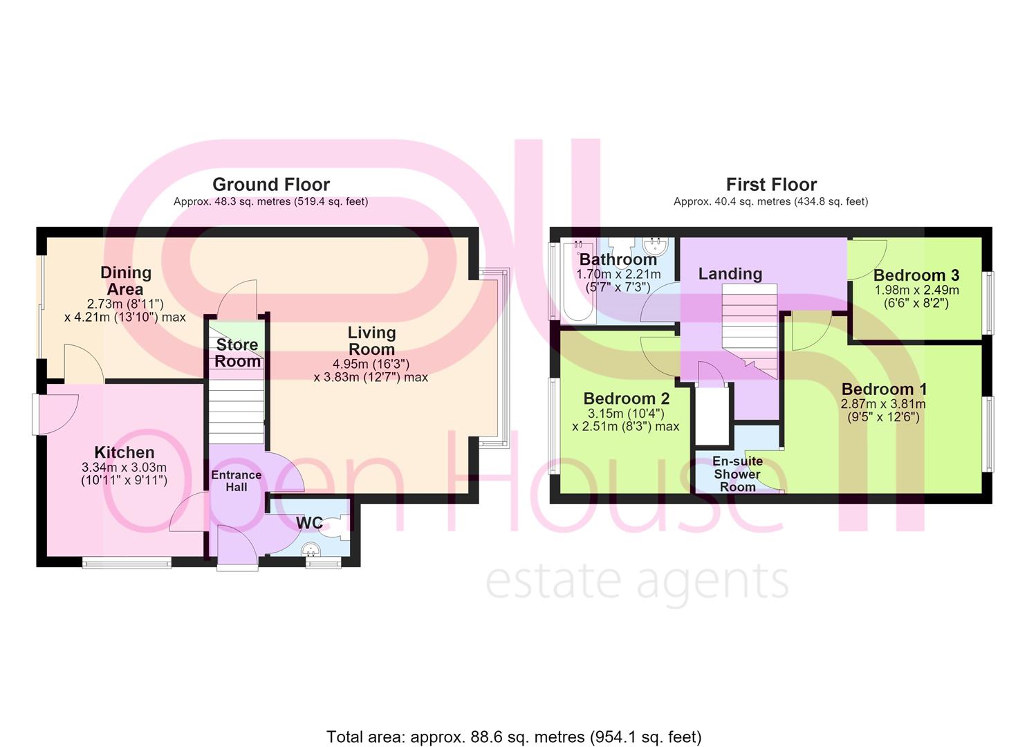2, Bransdale Close, Bolton floorplan