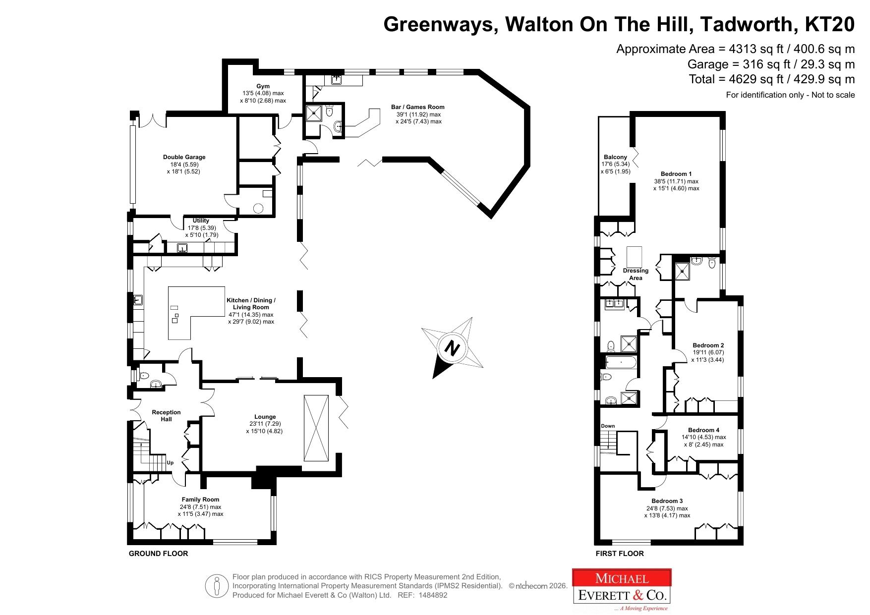 19, Greenways, Tadworth floorplan