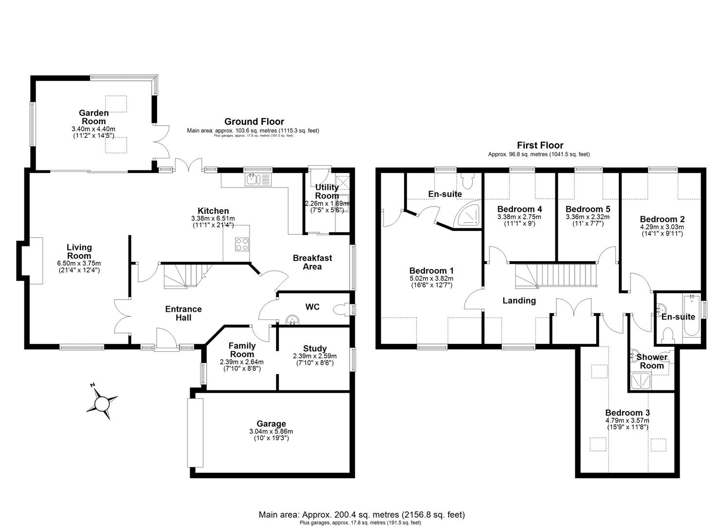 Orchard Barn House, Park Lane, Cambridge floorplan