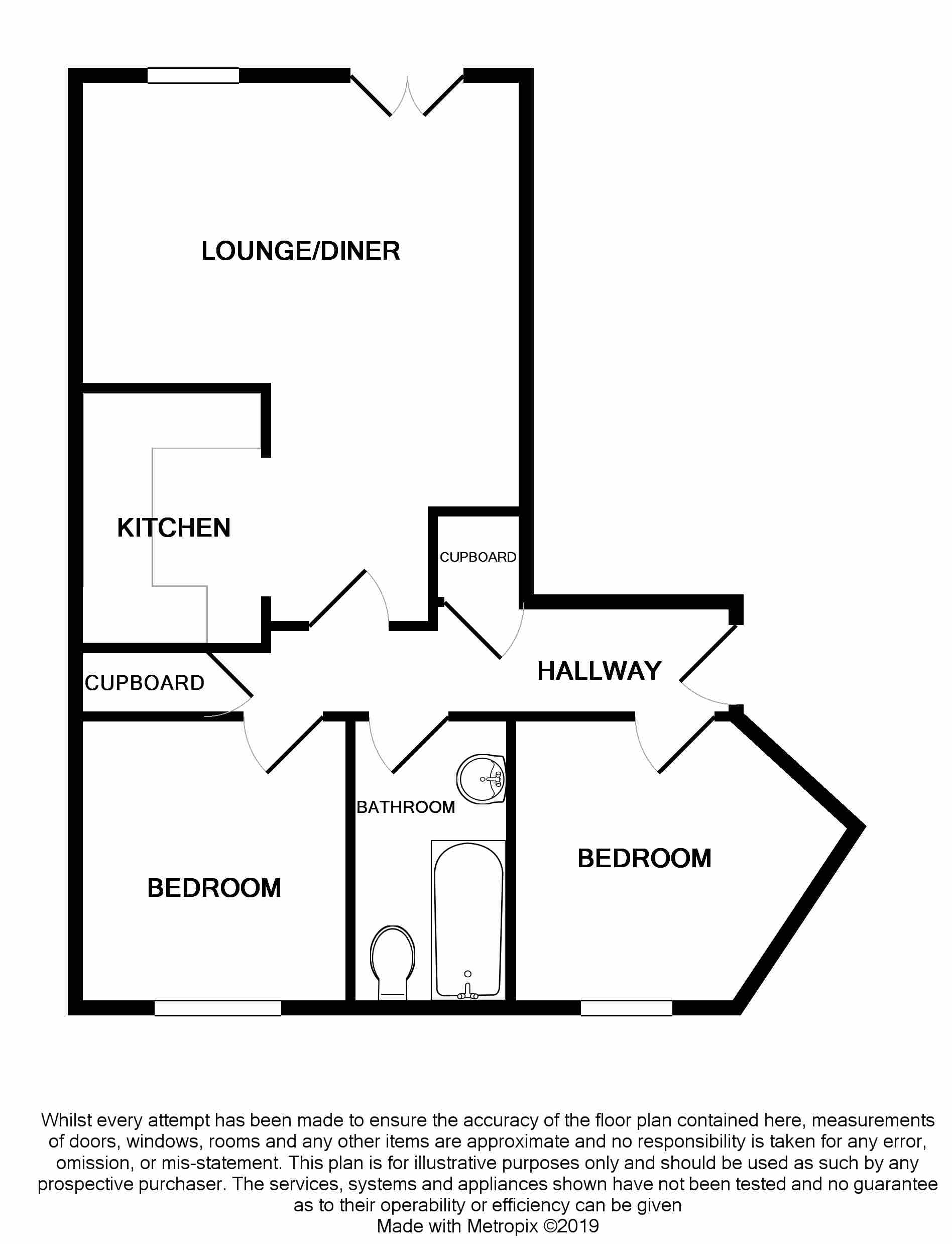 2 Bedrooms Flat to rent in Whistle Road, Mangotsfield, Bristol BS16