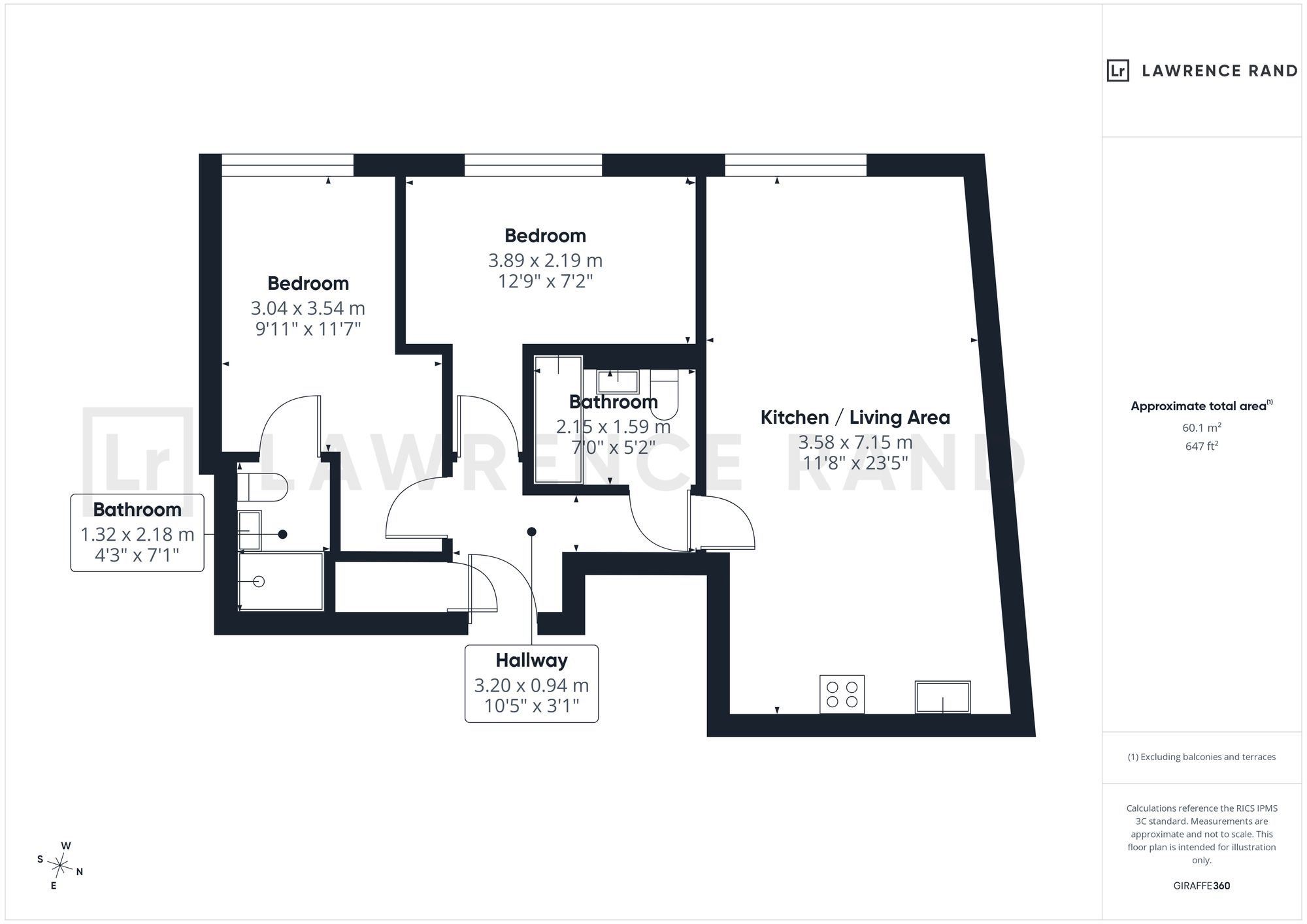 Flat 44, Malt Works Apts, Ruislip floorplan