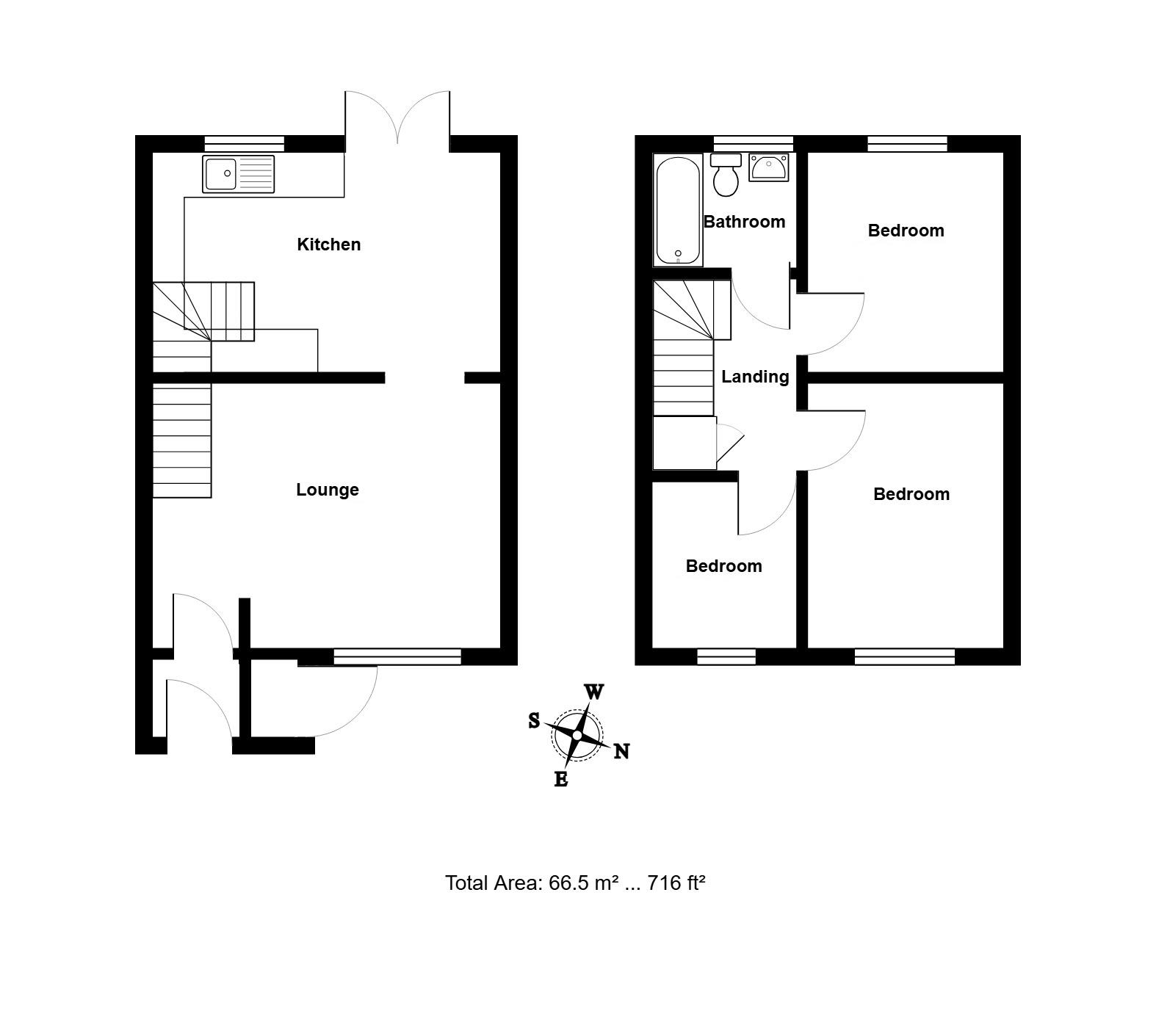 53, Stowmarket Road, Great Blakenham, Ipswich, Suffolk, IP6 floorplan