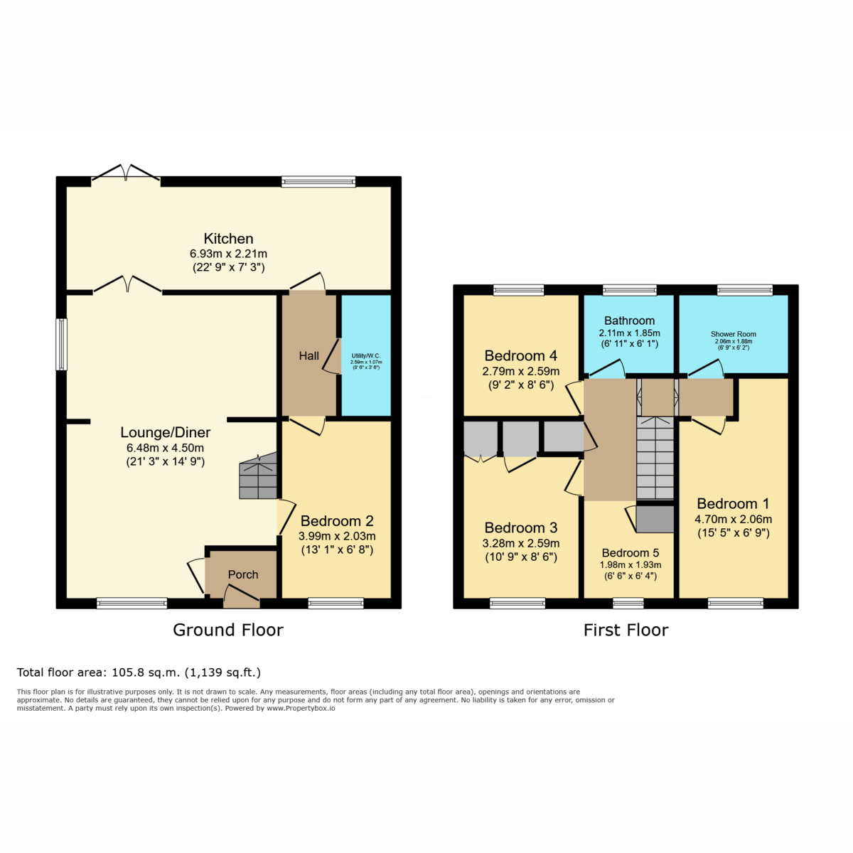 16, Barnes Close, Rushey Mead floorplan
