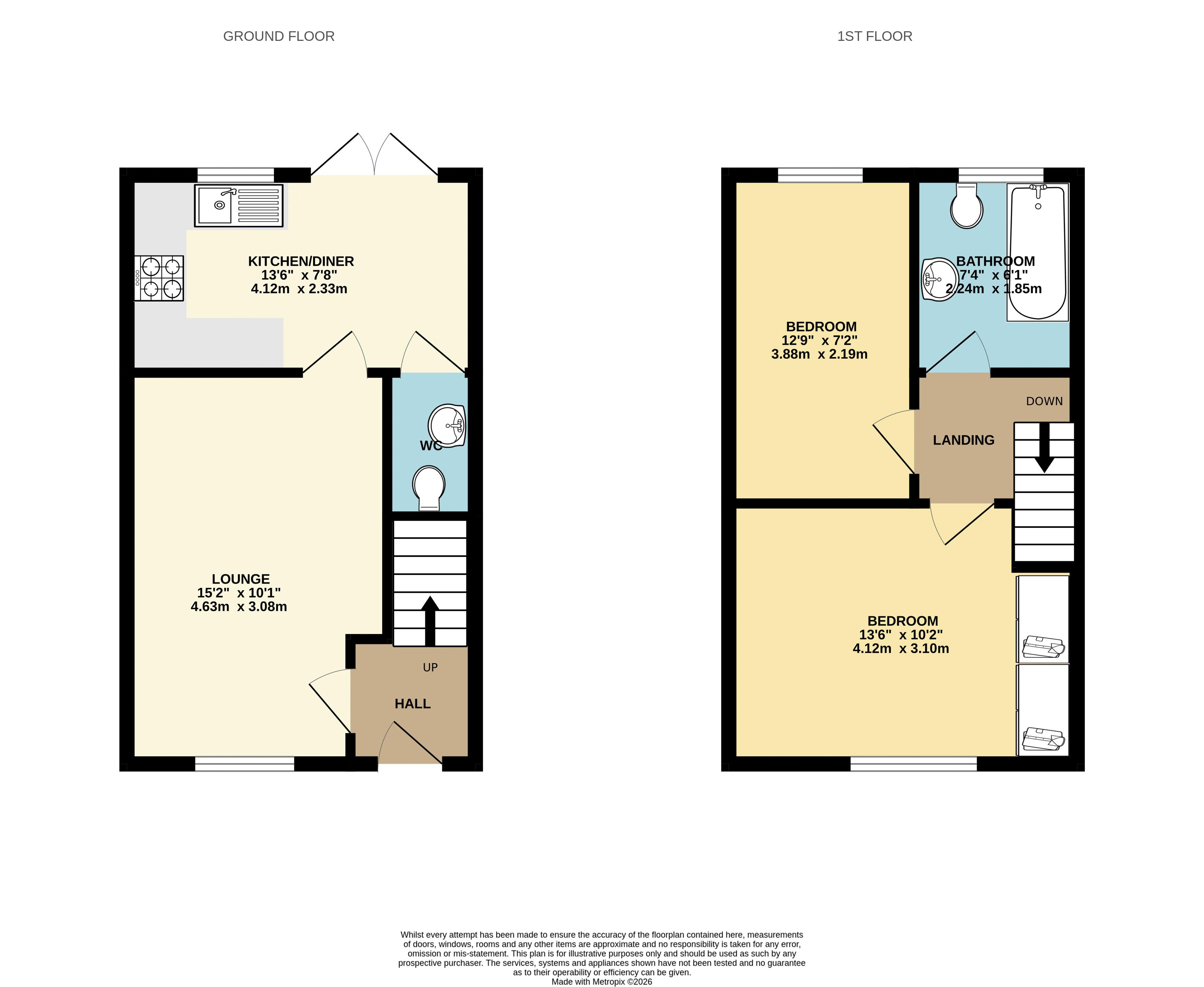 8, Plantation Drive, Scunthorpe floorplan