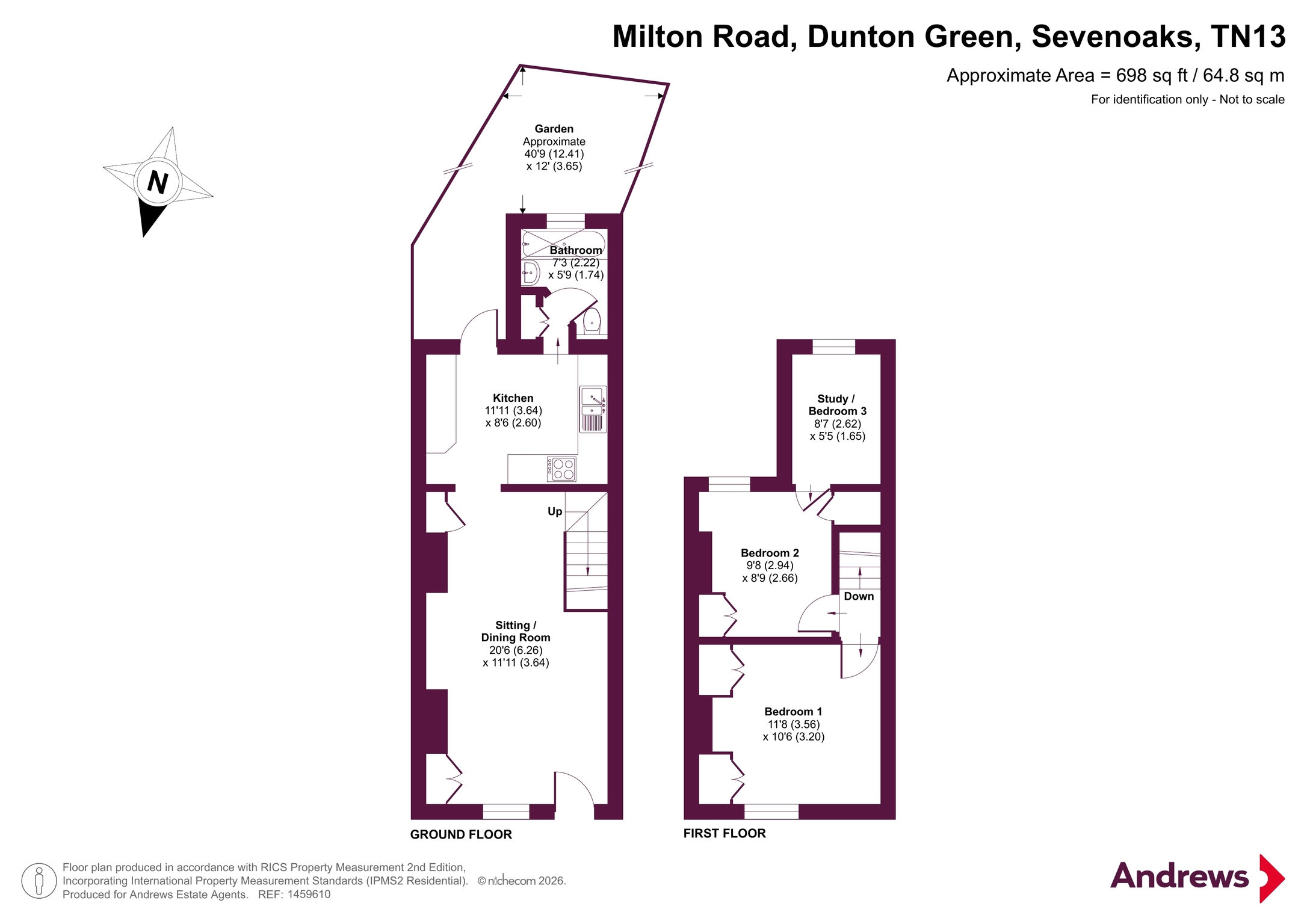 21, Milton Road, Sevenoaks floorplan