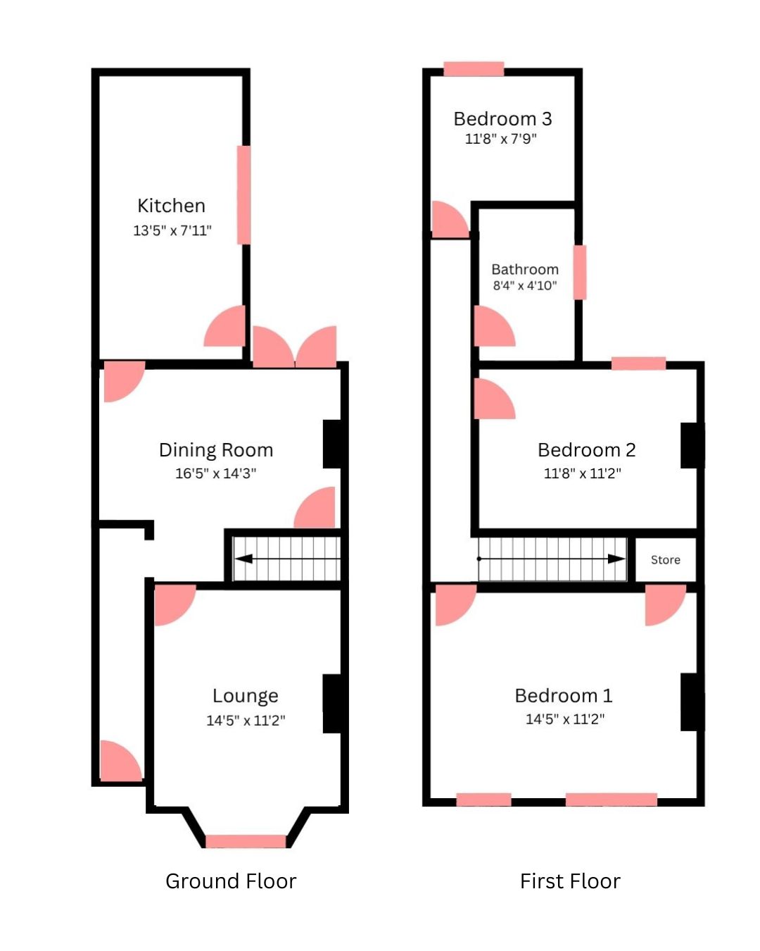 3 Oban Street, Leicester floorplan