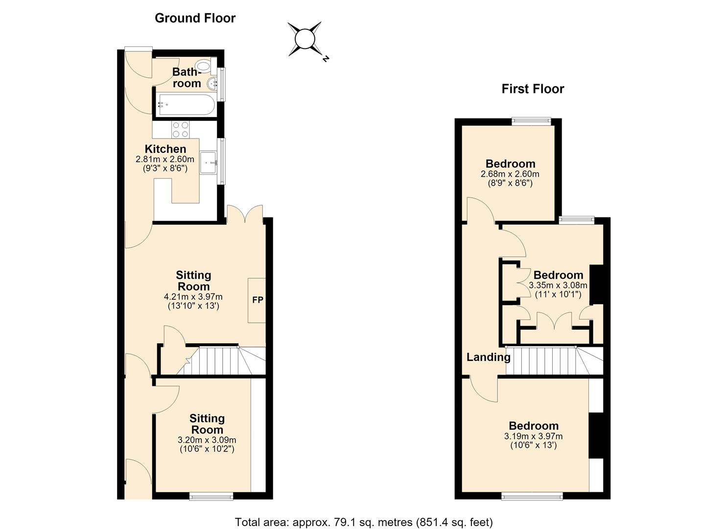 14, Meadow Road, Warwick floorplan