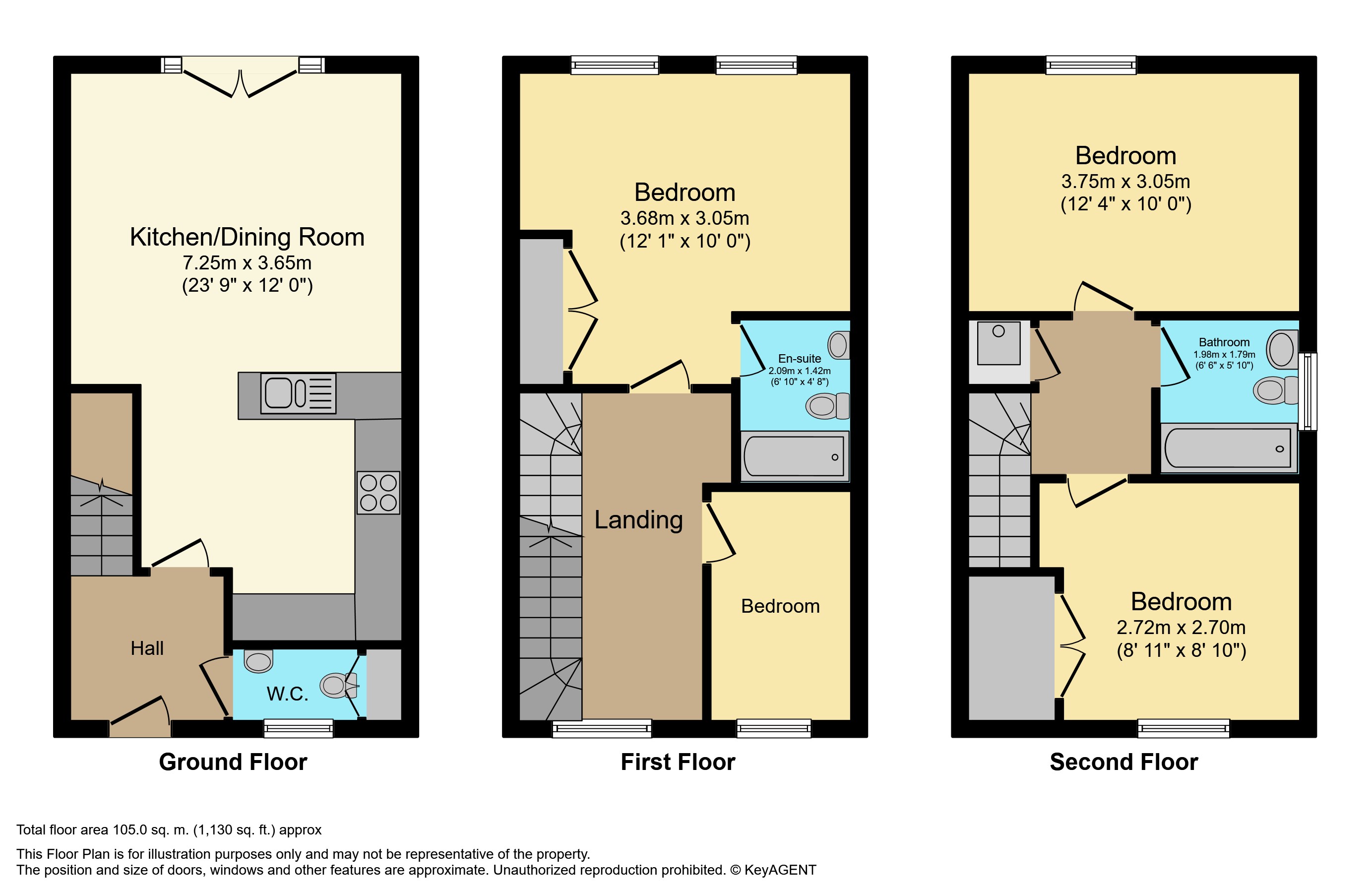 4 Bedrooms Semi-detached house for sale in Worsfield Road, Horsham RH12