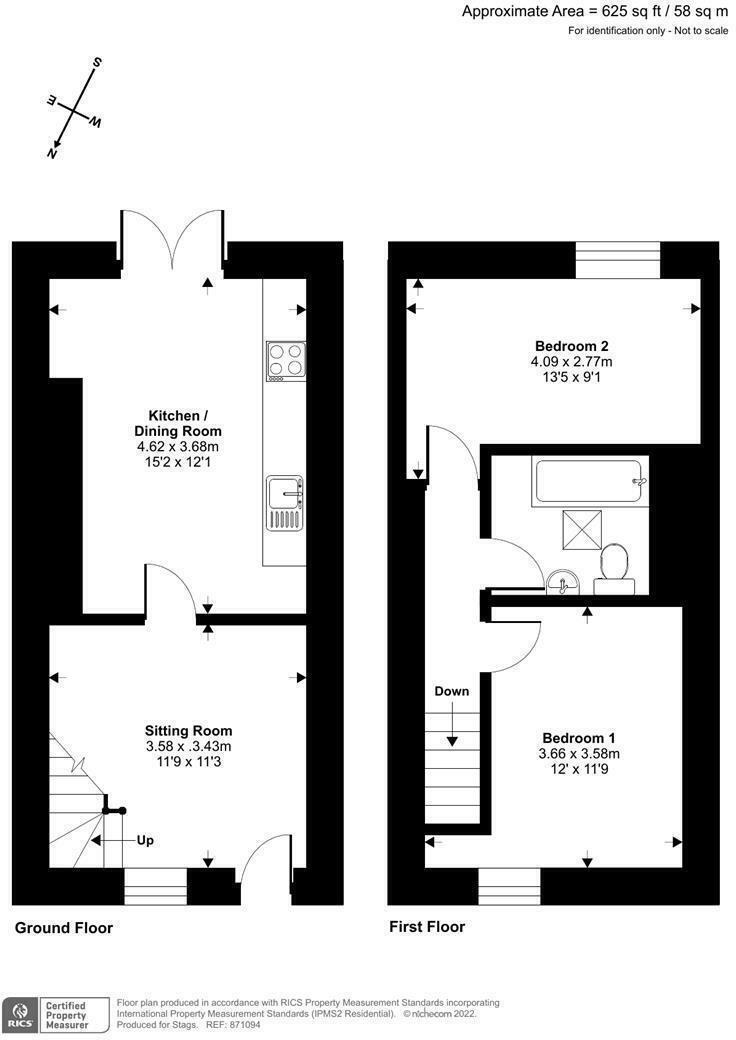 1 Woodleigh, Fore Street, Redruth floorplan