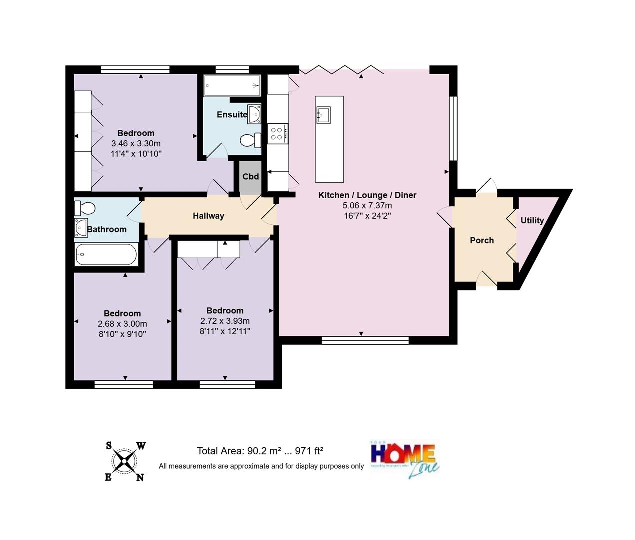 4, Roscrea Close, Southbourne floorplan