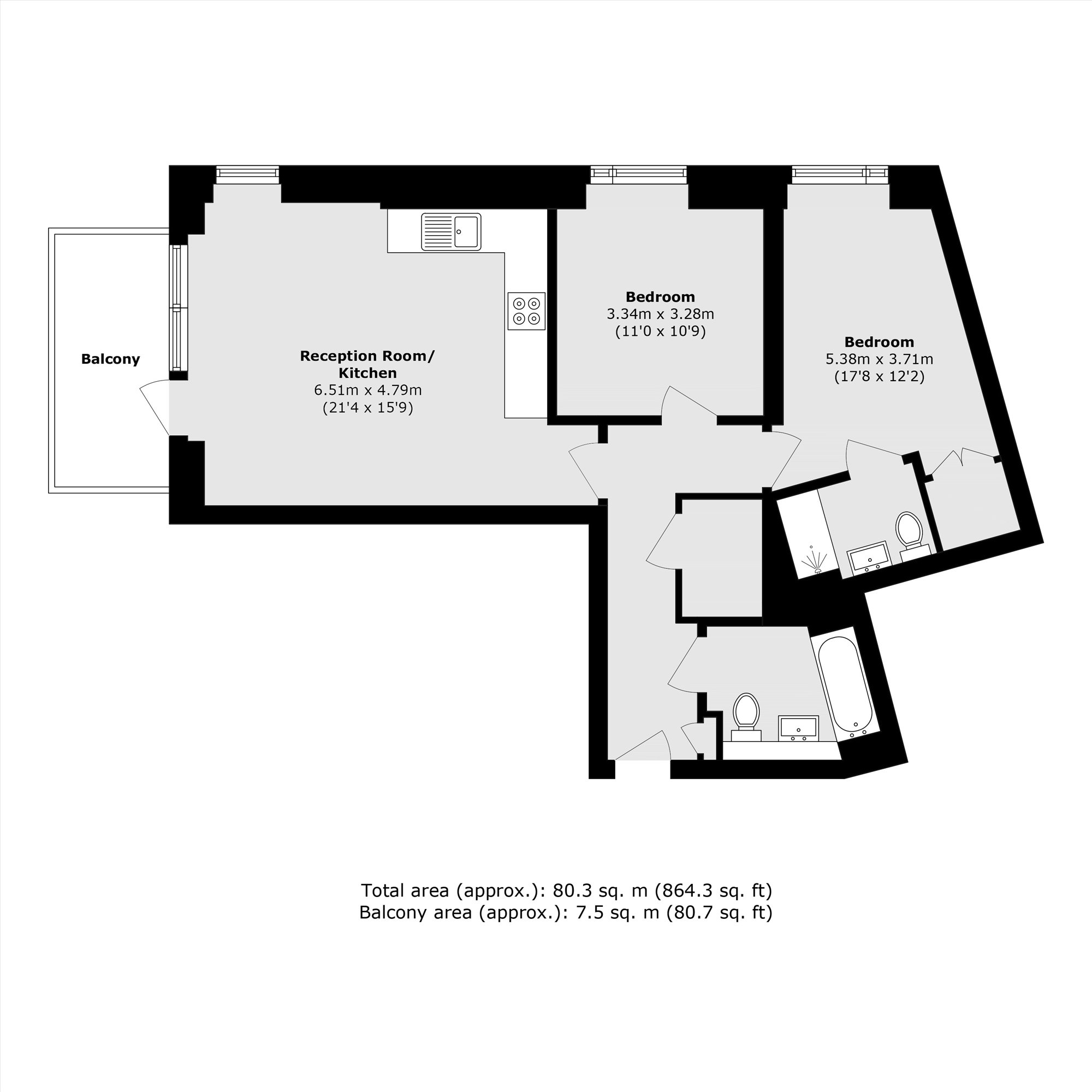 Singapore Road, London floorplan