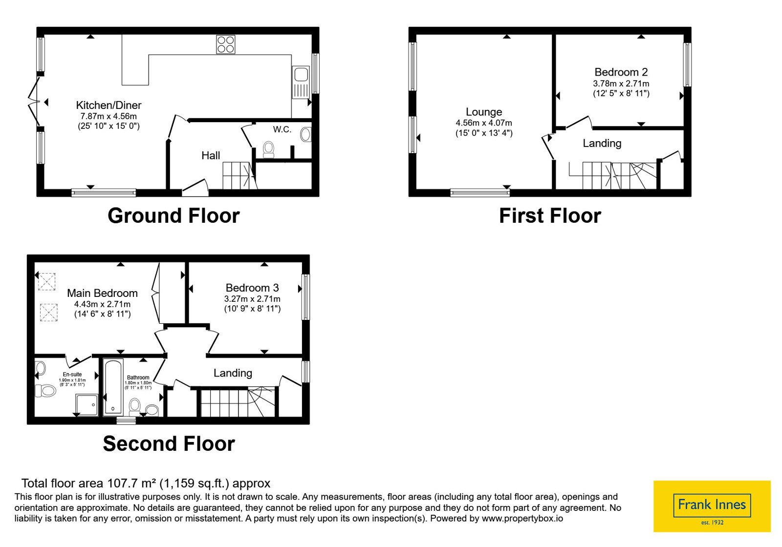 64, Sylvan Avenue, Nottingham floorplan