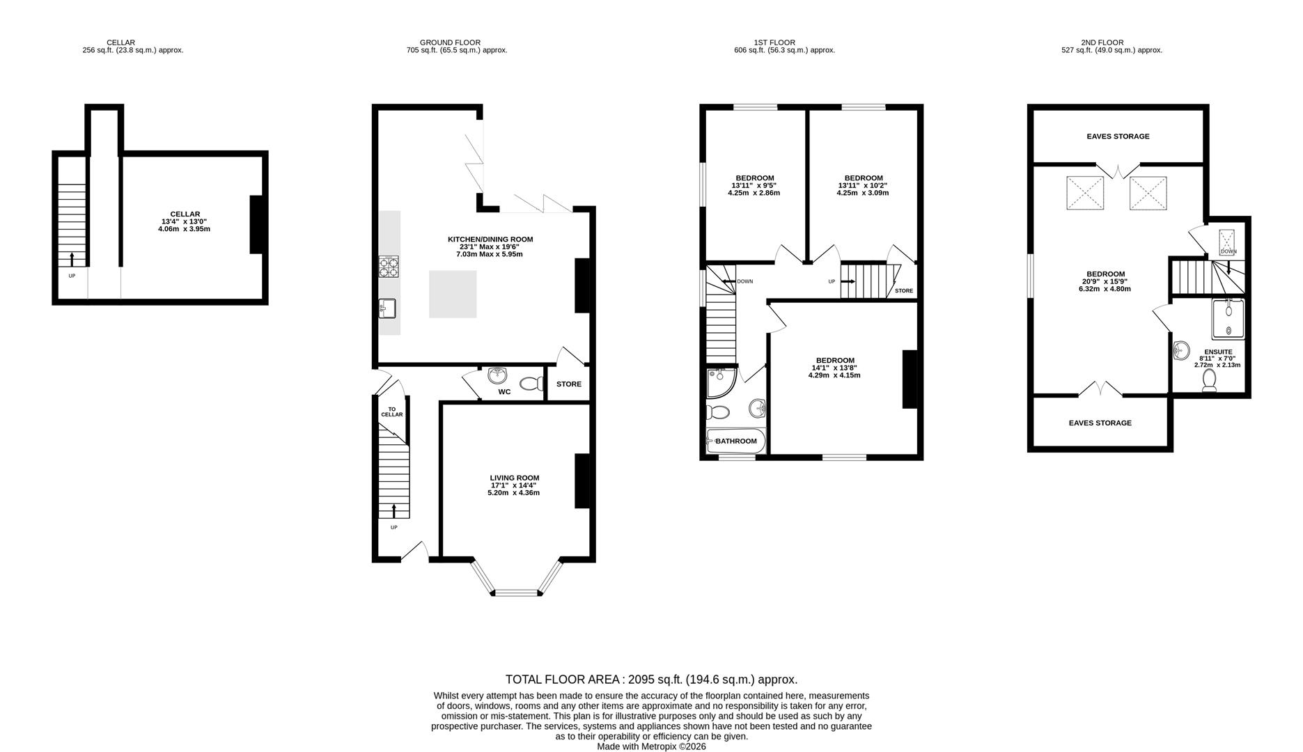 14, Grange Crescent Road, Sharrow floorplan