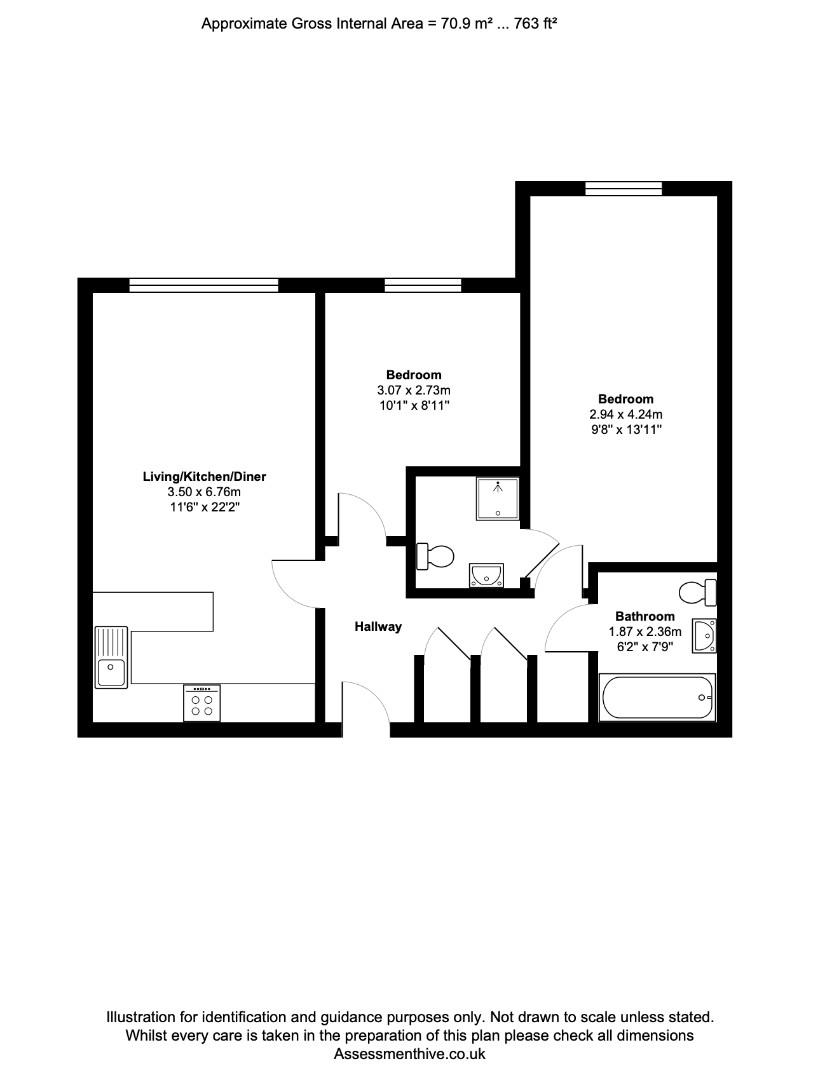 74, Coleridge Way, Borehamwood floorplan