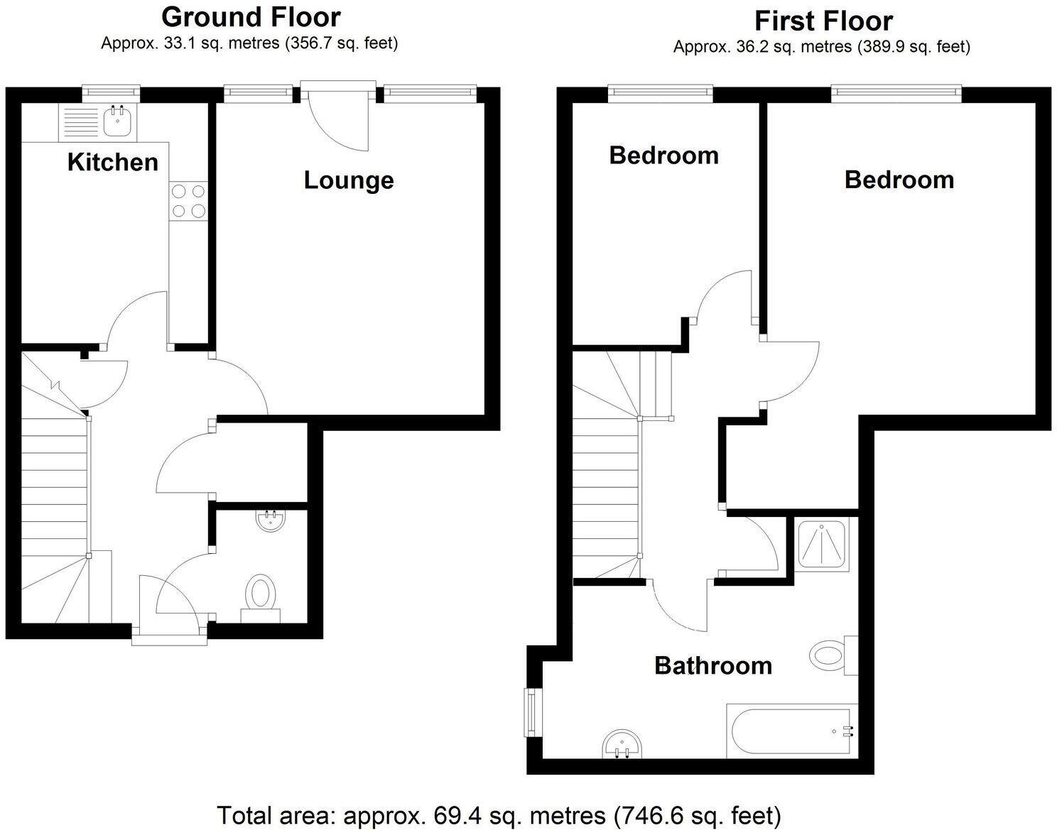 9, Priory Gardens, Birmingham floorplan